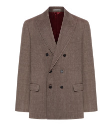[Brunello Cucinelli] Blazer SS26 MZ4087BPDC009 NOCCIOLA