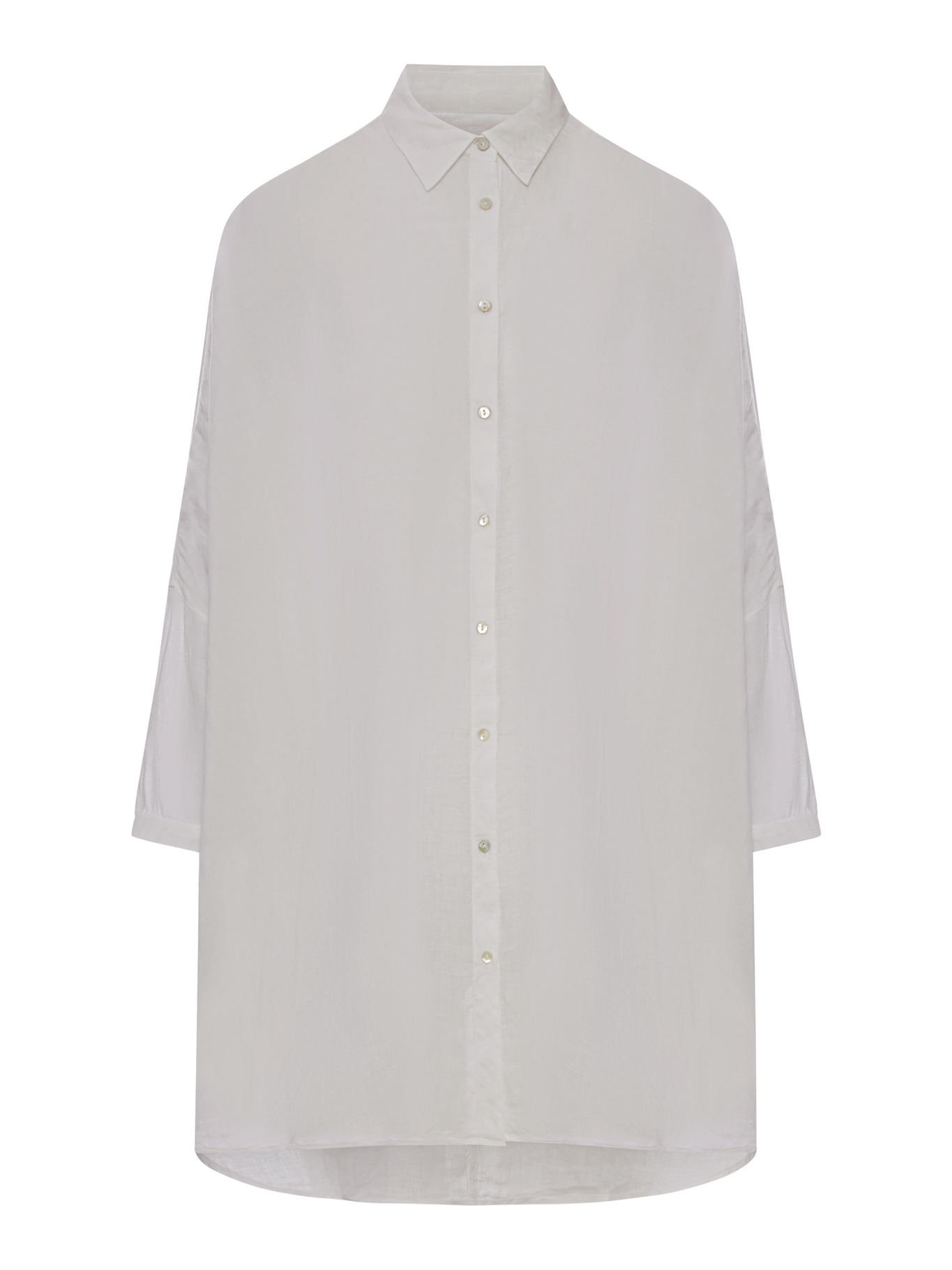 [120% LINO] Shirts Long Sleeve SS26 33ALIW1290000B317S00S00062 PEARL SOFT
