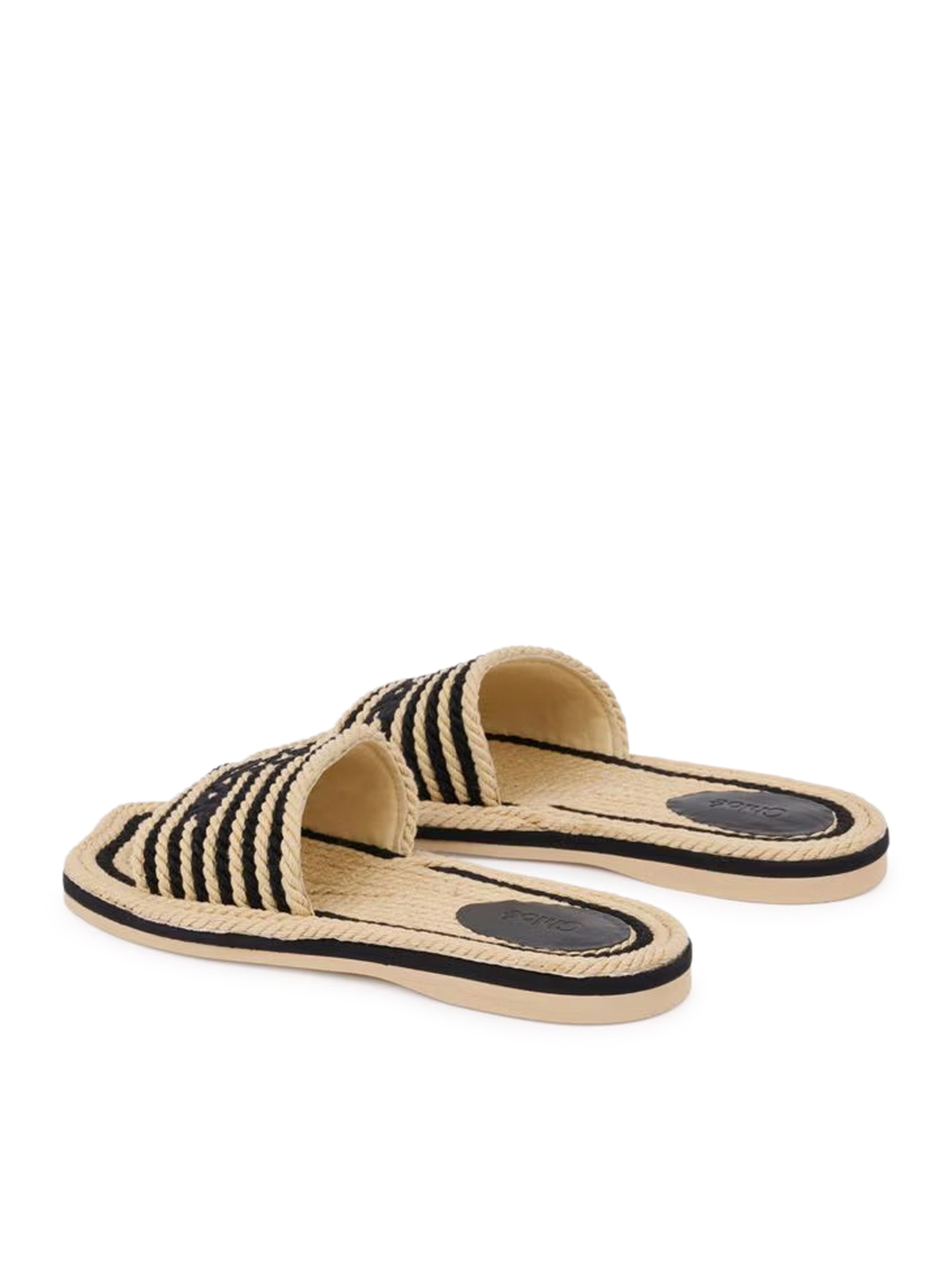 [Chloe] Mules SS26 CH26U19AXP905 BLACK WHITE 1