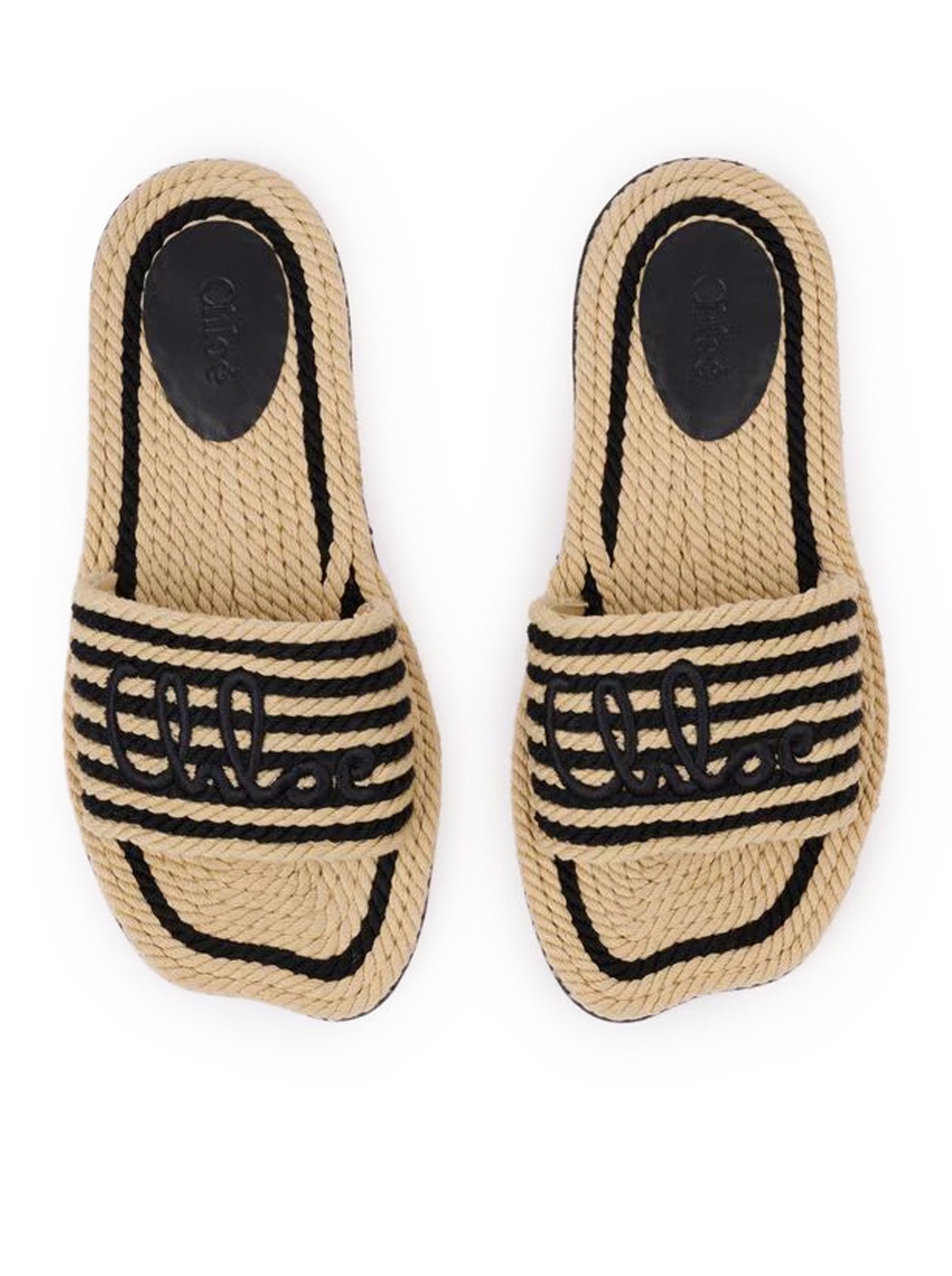 [Chloe] Mules SS26 CH26U19AXP905 BLACK WHITE 1