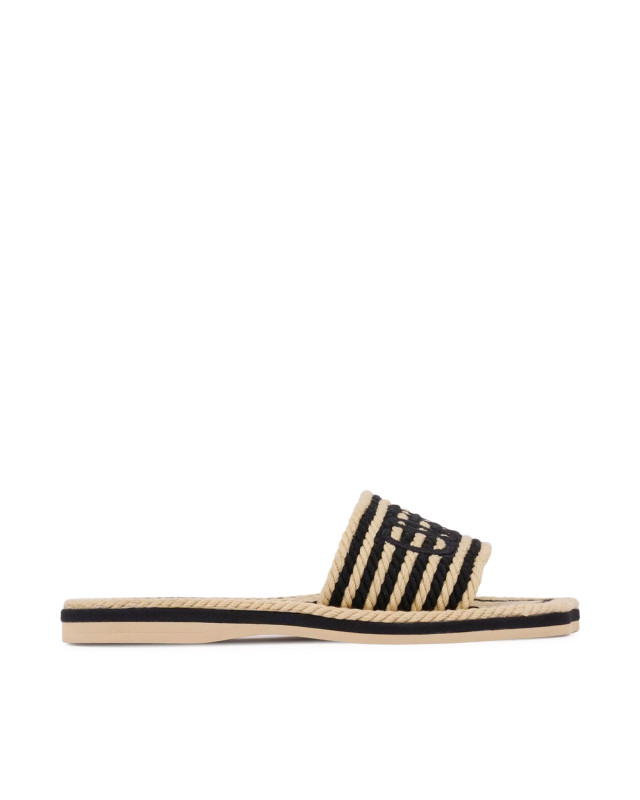 [Chloe] Mules SS26 CH26U19AXP905 BLACK WHITE 1
