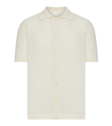 [ROBERTO COLLINA] Shirts Short Sleeve SS26 261MYA4432502 WHITE