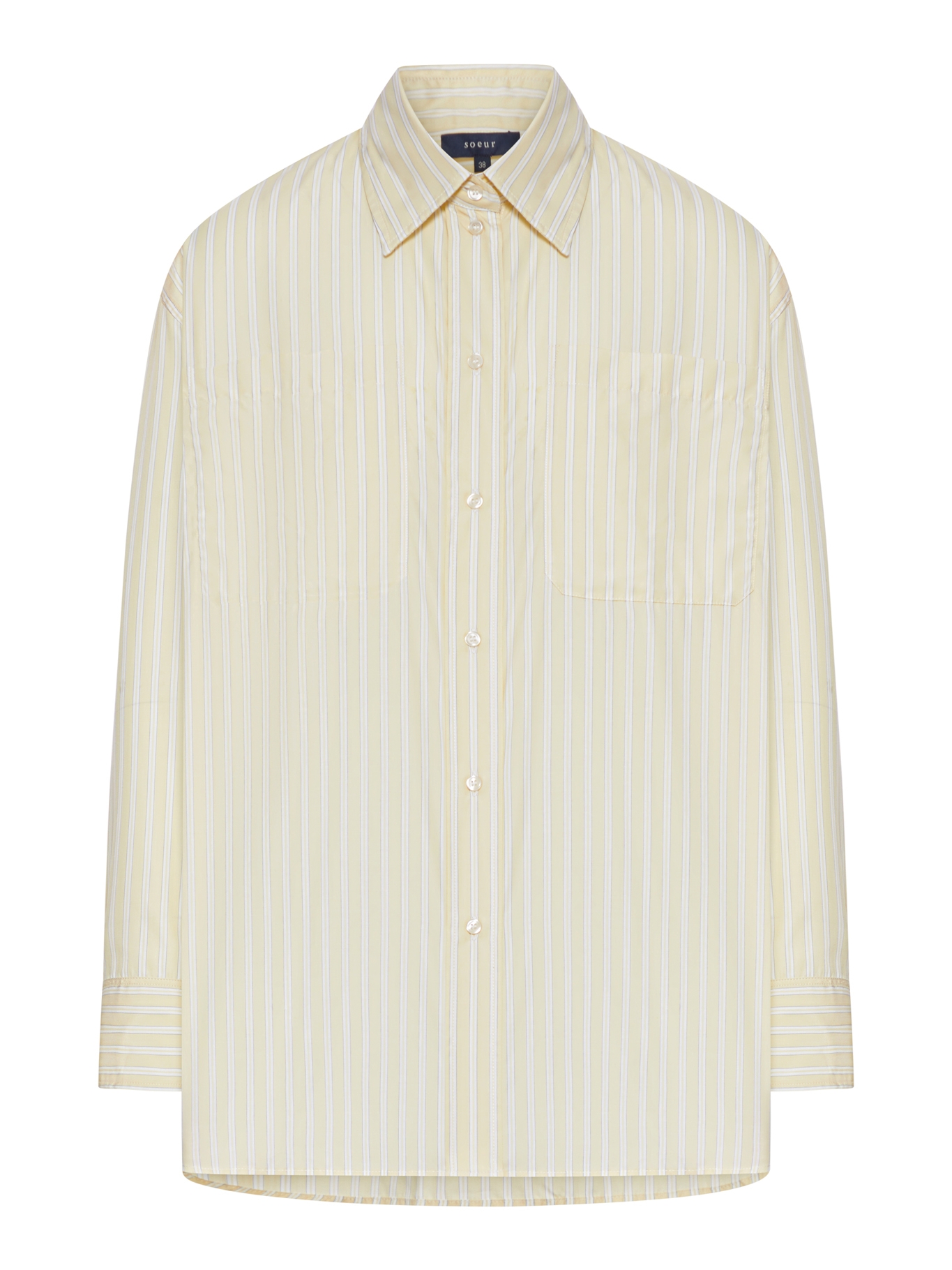 [Soeur] Shirts Long Sleeve SS26 CHE0892CARLOTTAJAU1426S JAUNE ECRU