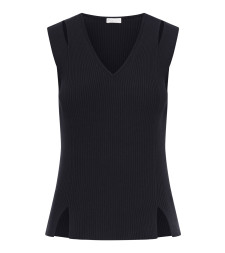 [ROBERTO COLLINA] T-shirts Sleeveless SS26 261FXA3121409 BLACK