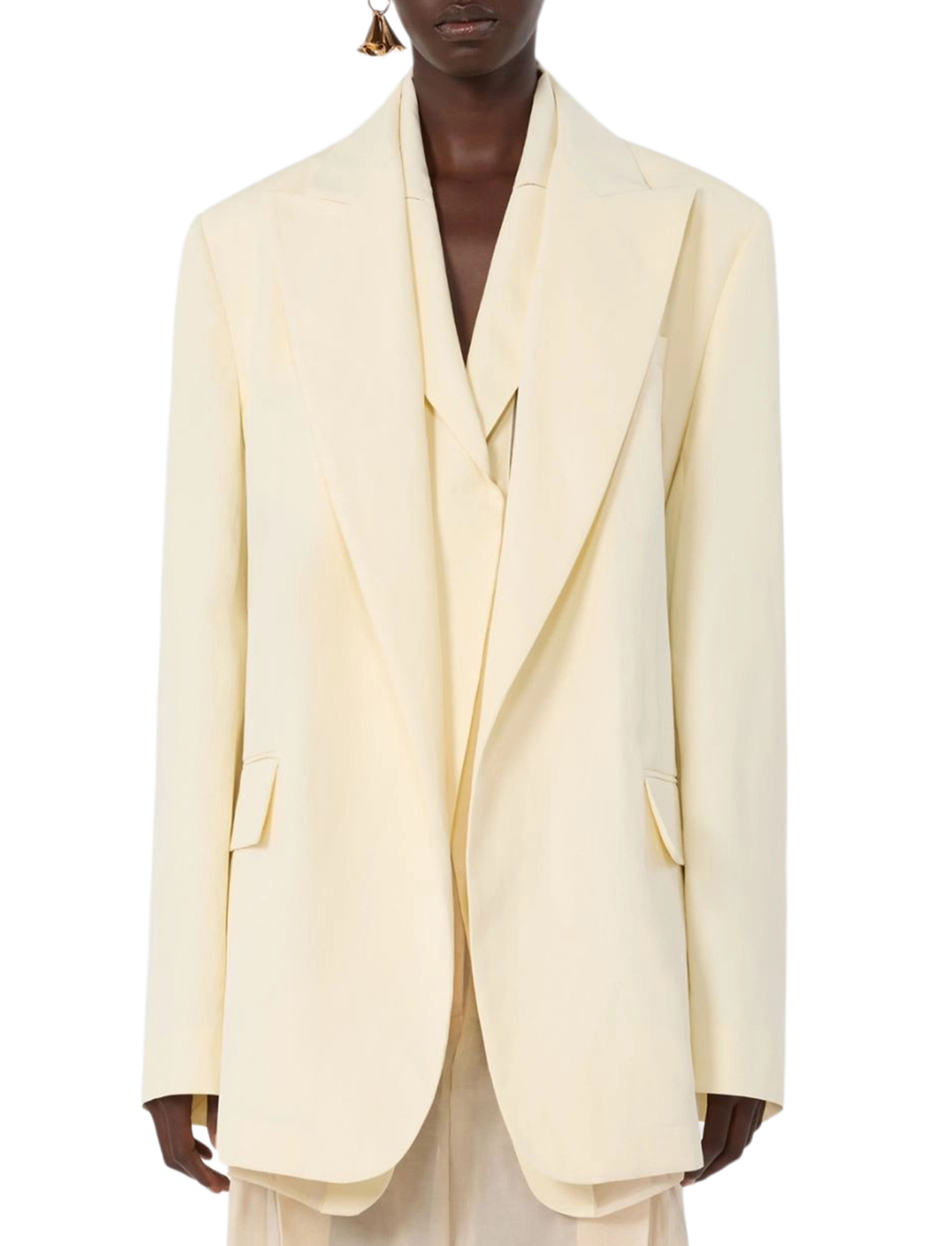 [SPORTMAX] Blazer SS26 2612041033600001 LIGHT YELLOW