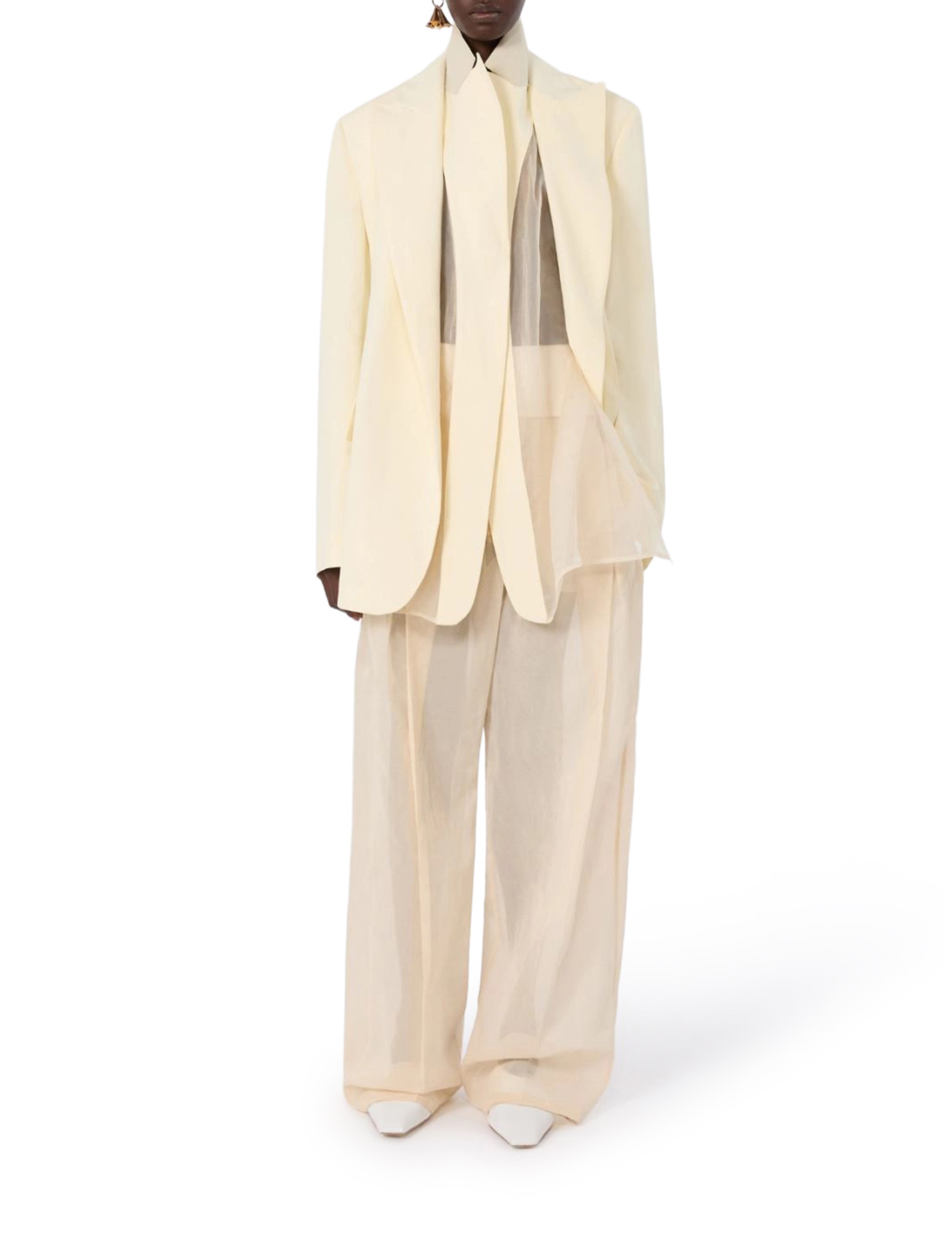 [SPORTMAX] Blazer SS26 2612041033600001 LIGHT YELLOW