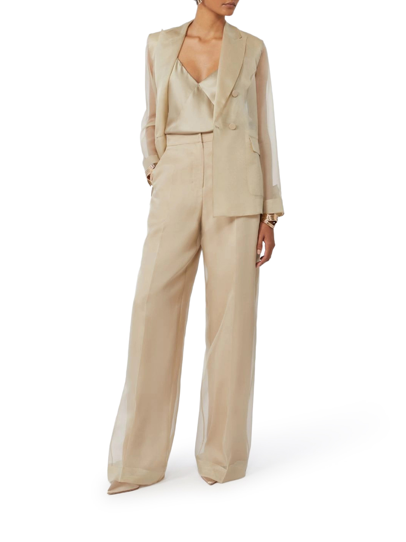 [MAXMARA PIANOFORTE] Blazer SS26 2611041014600001 SAND