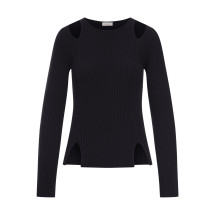 [ROBERTO COLLINA] T-shirts Long Sleeve SS26 261FXA3120109 BLACK