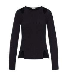 [ROBERTO COLLINA] T-shirts Long Sleeve SS26 261FXA3120109 BLACK