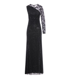 [Self-portrait] Long sleeve dress SS26 PF25100XBBLACK