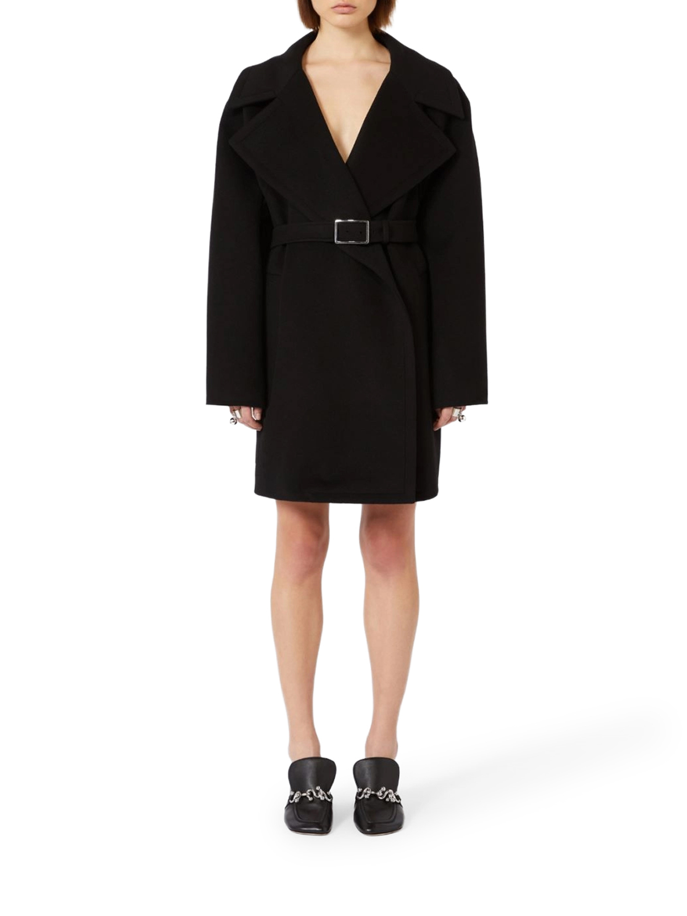 [SPORTMAX] Coat SS26 2612011011600013 BLACK