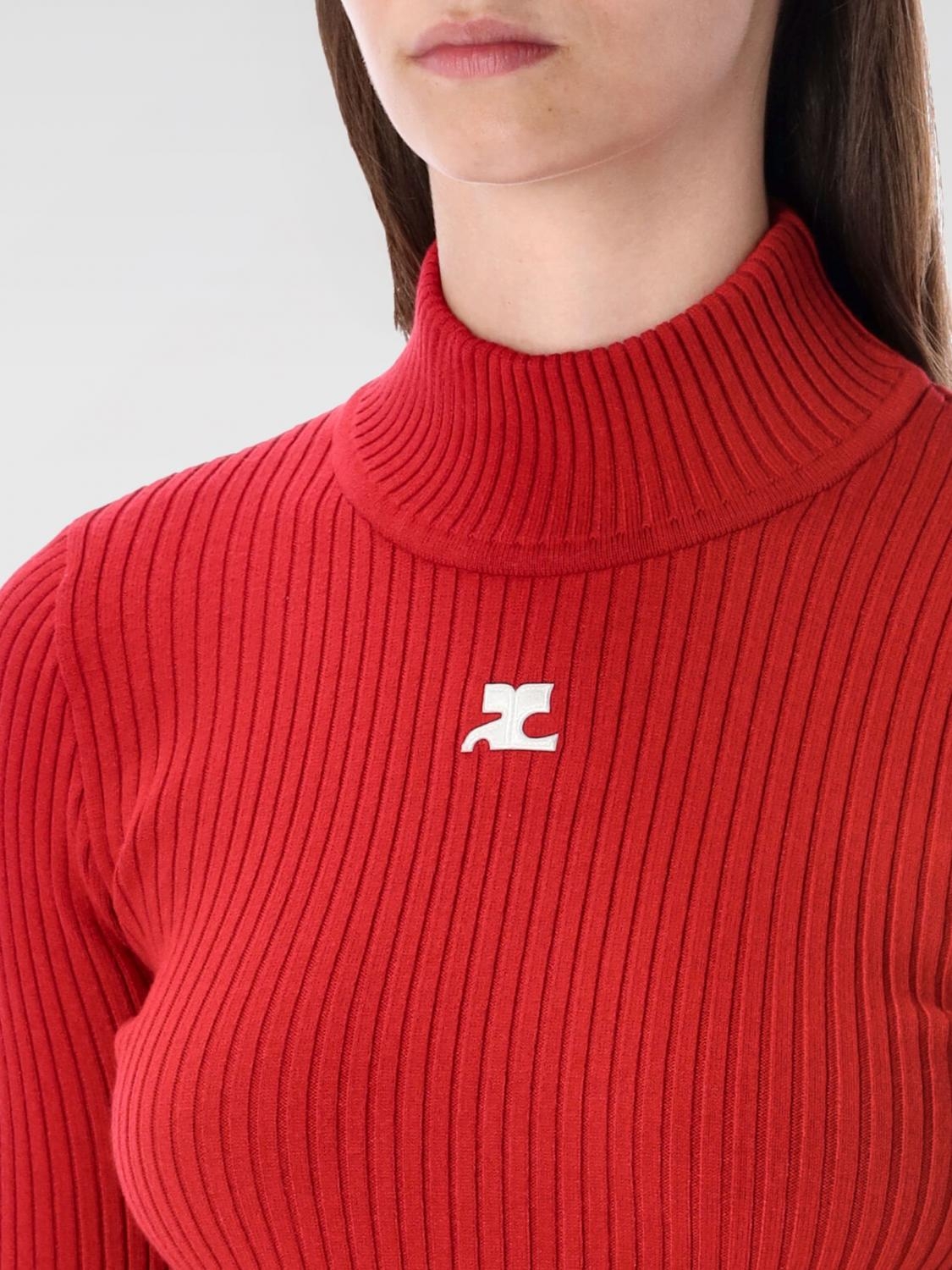 [Courreges] T-shirts Long Sleeve FW25 PERMPU022FI0001 4034
