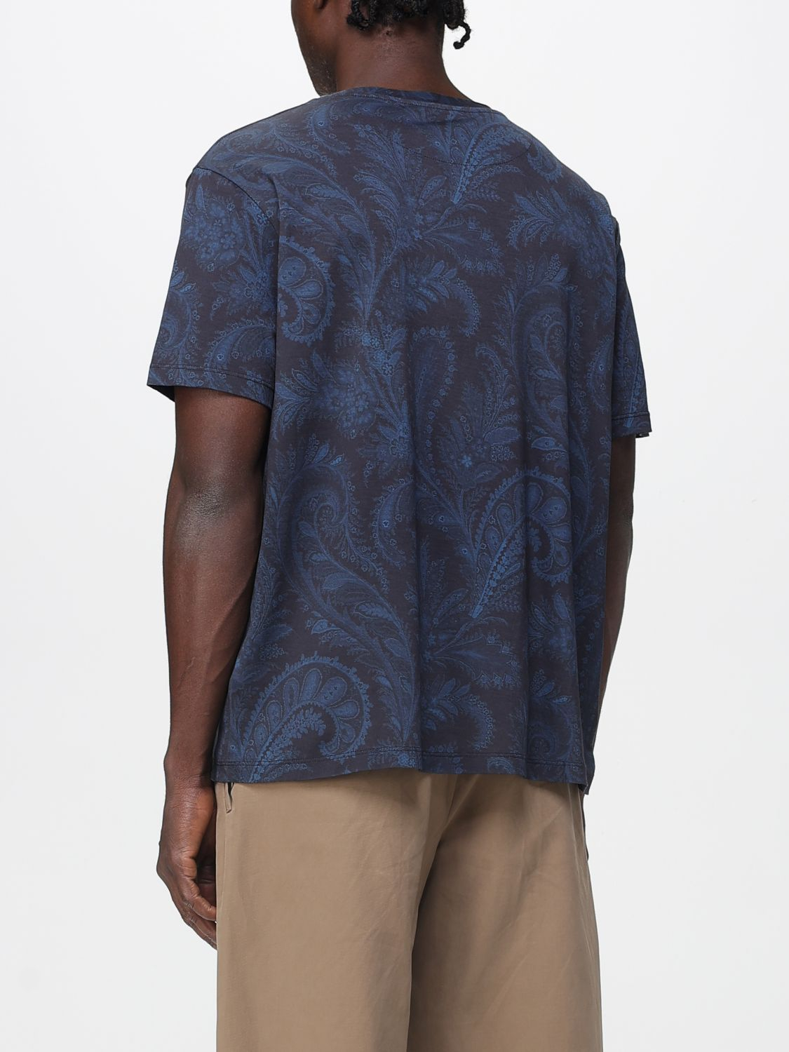 [Etro] T-shirts Short Sleeve FW25 MRMA0002AK999 X0883