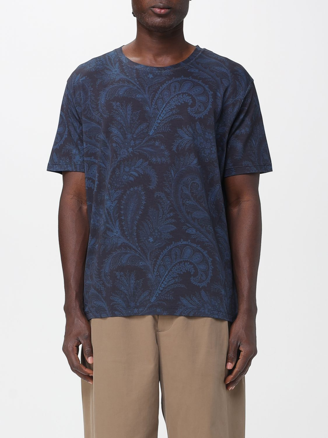 [Etro] T-shirts Short Sleeve FW25 MRMA0002AK999 X0883