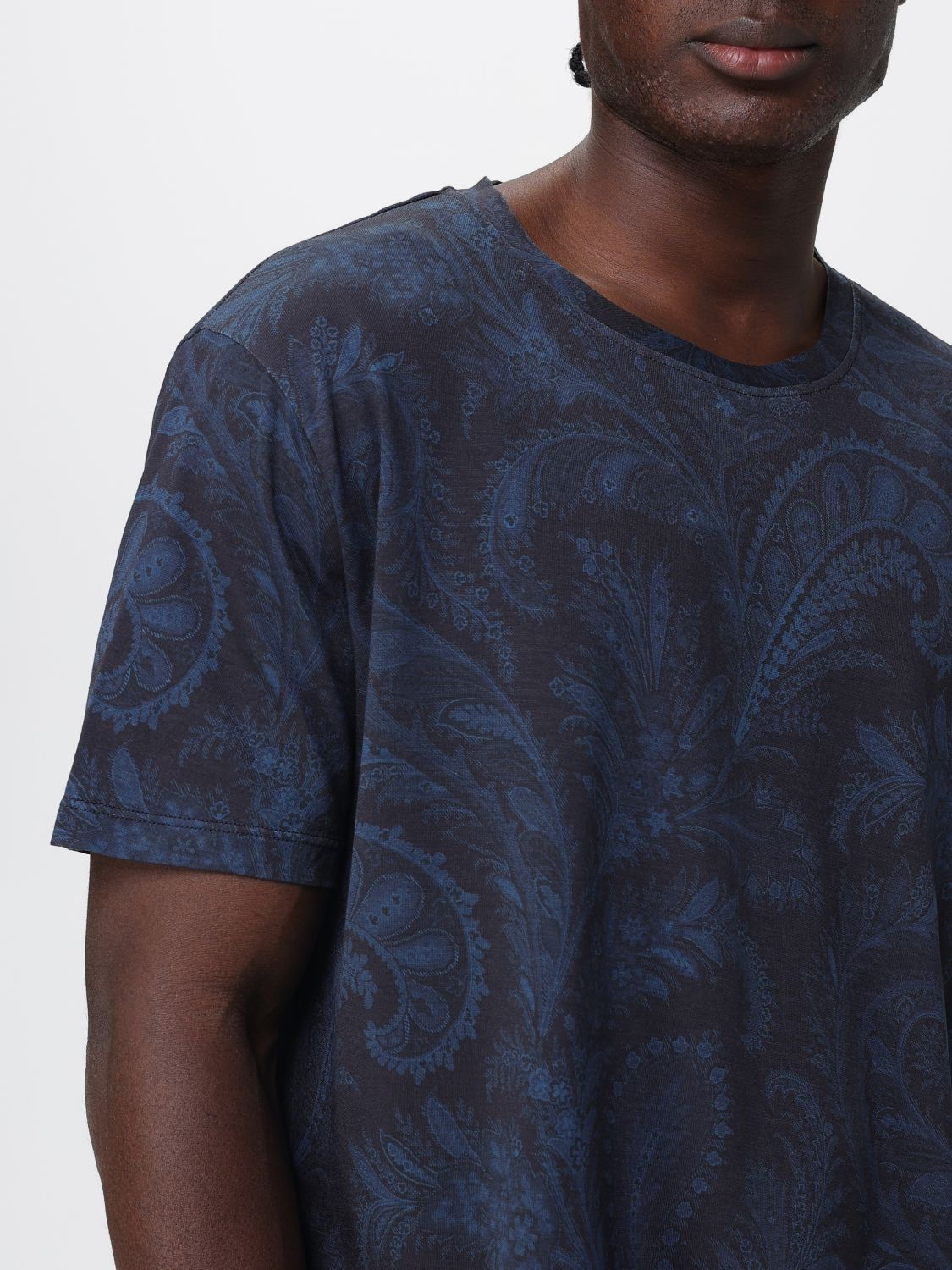 [Etro] T-shirts Short Sleeve FW25 MRMA0002AK999 X0883