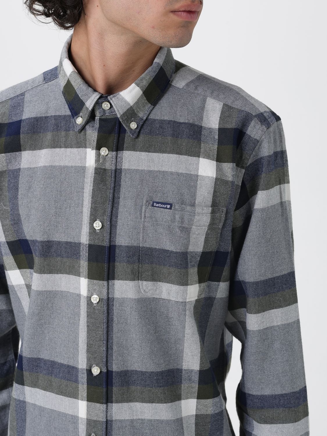 [Barbour] Shirts Long Sleeve FW25 MSH5364 GY31