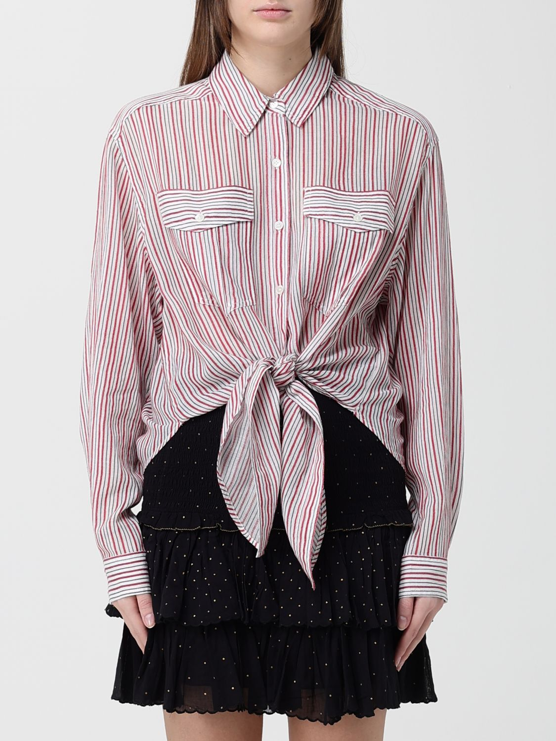 [Isabel Marant Etoile] Shirts Long Sleeve SS26 CH0131FFD1I04E ECRD