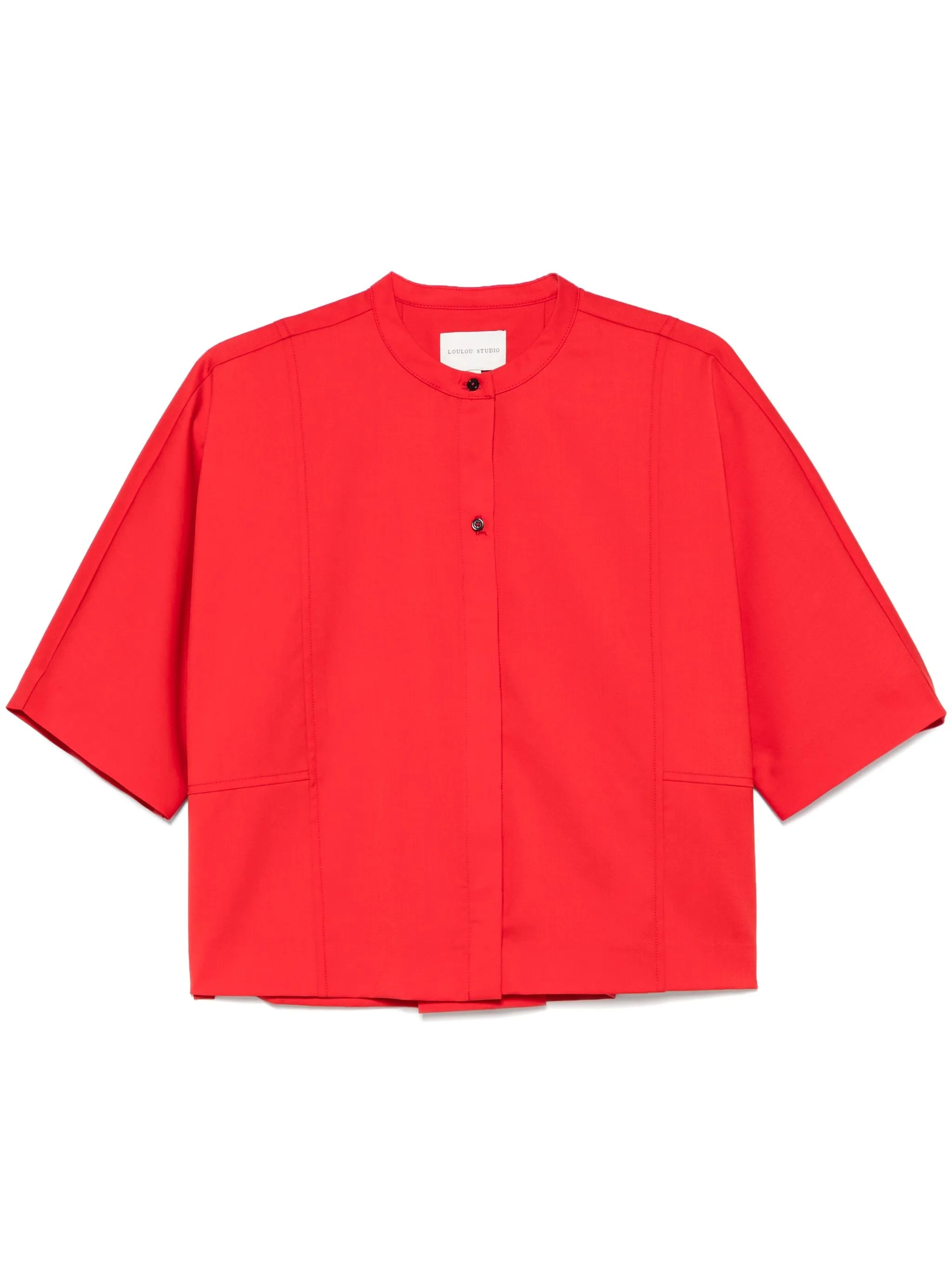 [LOULOU STUDIO] Shirts Short Sleeve SS25 AYLIN