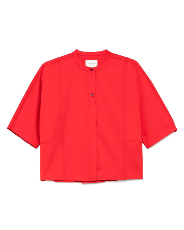[LOULOU STUDIO] Shirts Short Sleeve SS25 AYLIN