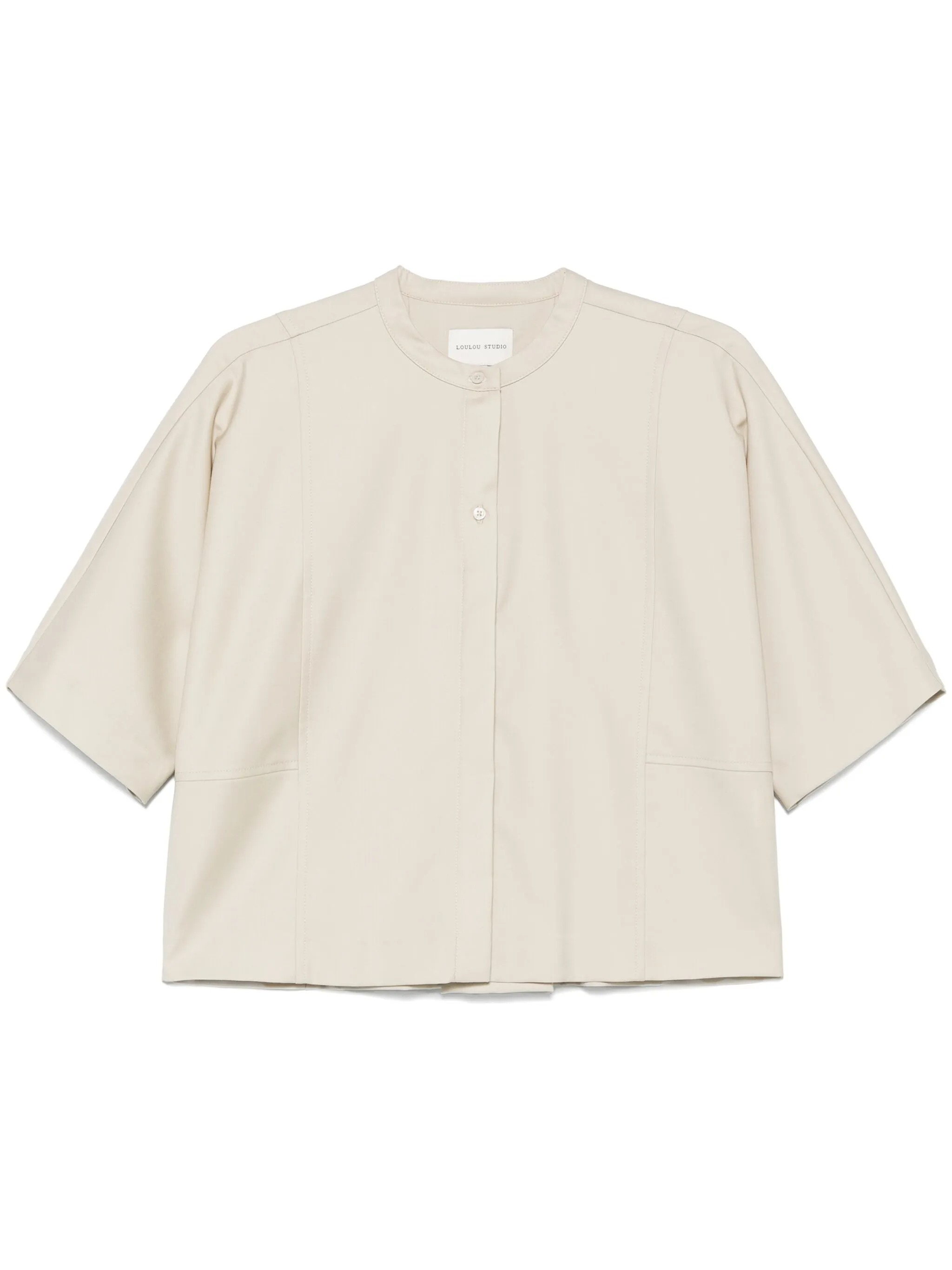 [LOULOU STUDIO] Shirts Short Sleeve SS25 AYLIN
