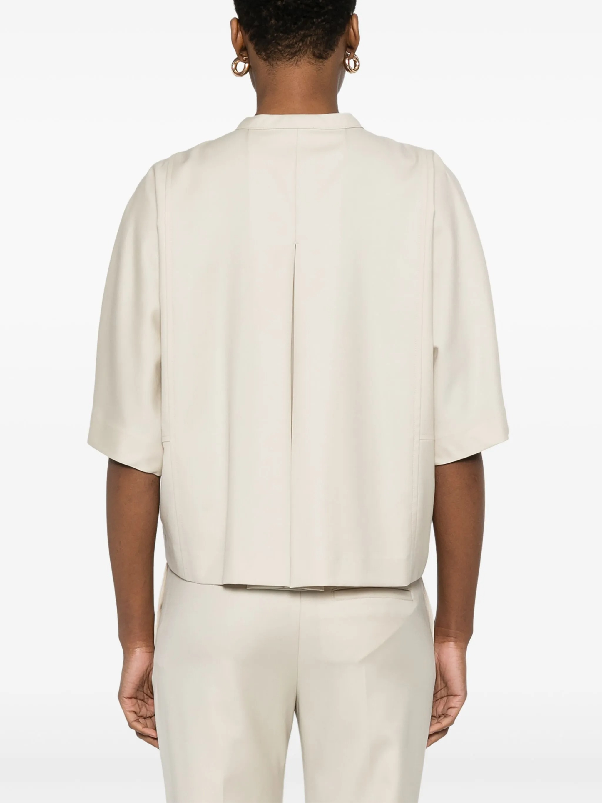[LOULOU STUDIO] Shirts Short Sleeve SS25 AYLIN
