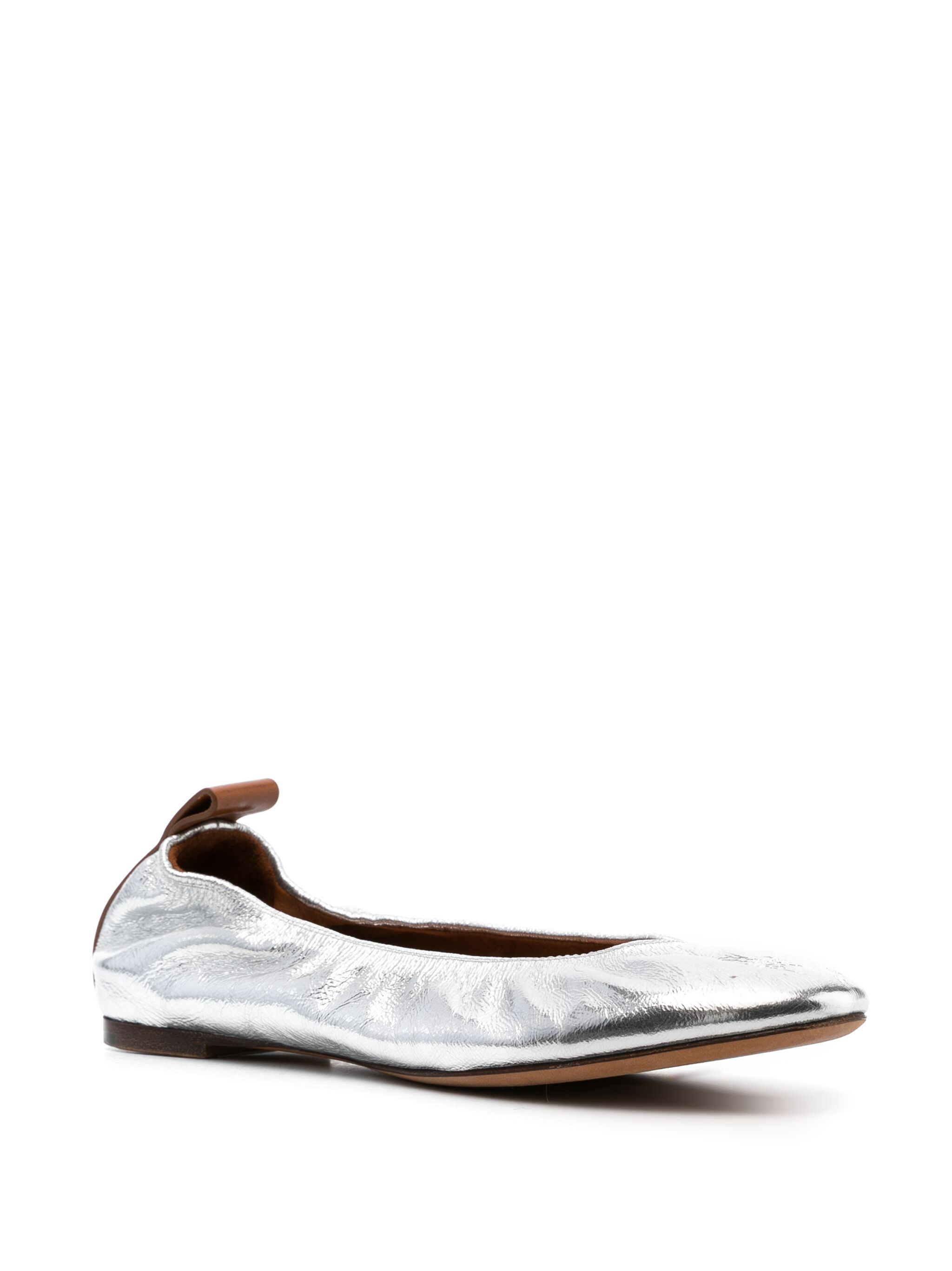 [Lanvin] Flat shoes SS25 FWBAMB02METAP24