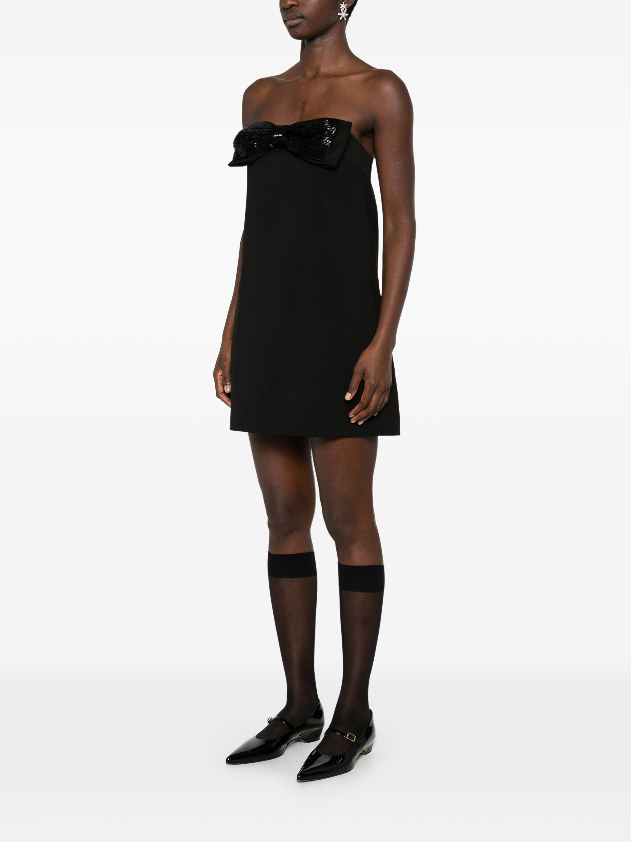 [Self-portrait] Sleeveless dress SS25 RS25121SB