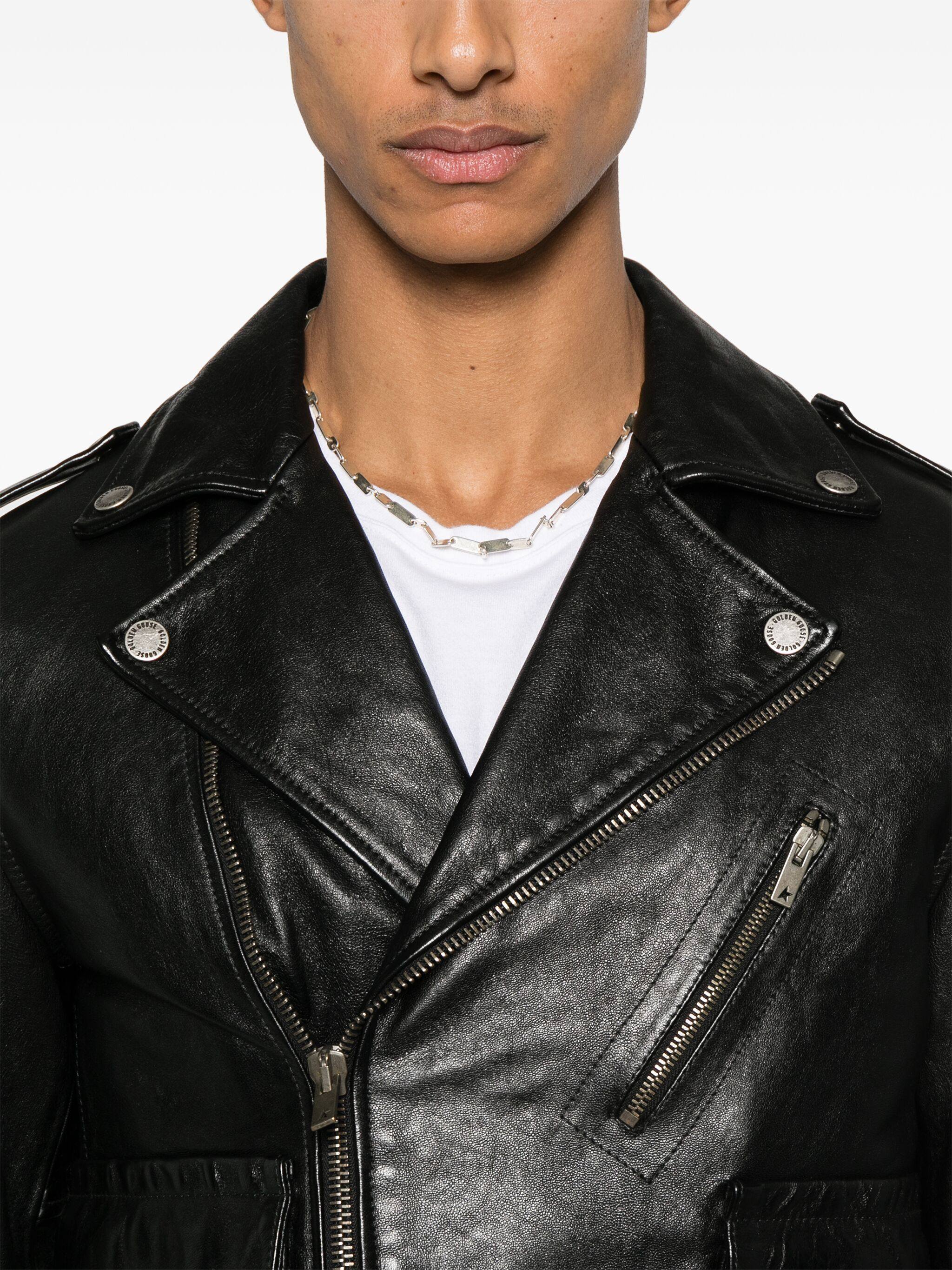 [Golden Goose] Leather Jacket SS25 GMP02258P00119590100