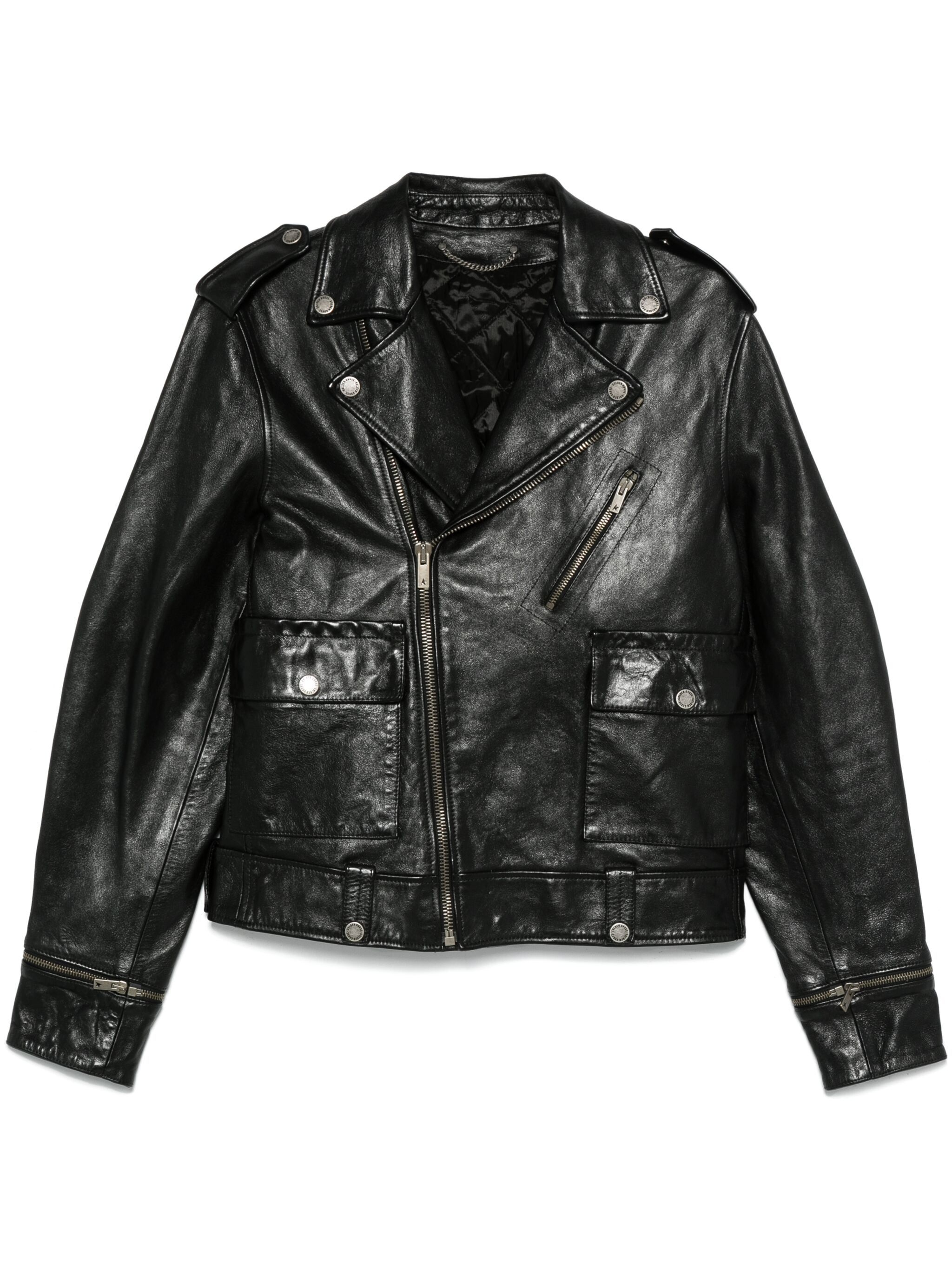 [Golden Goose] Leather Jacket SS25 GMP02258P00119590100