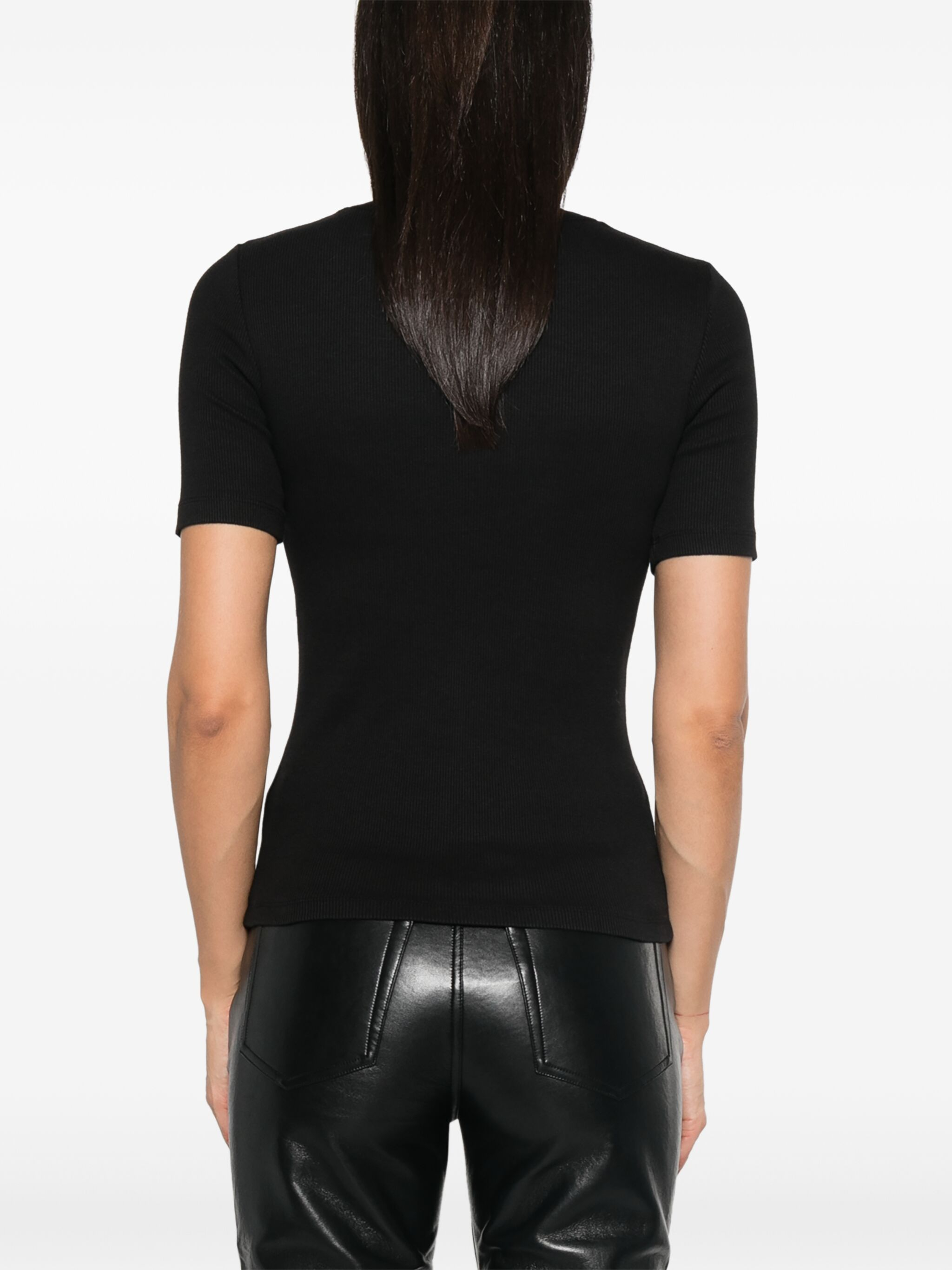 [Anine Bing] T-shirts Long Sleeve SS25 A0810315BLK26