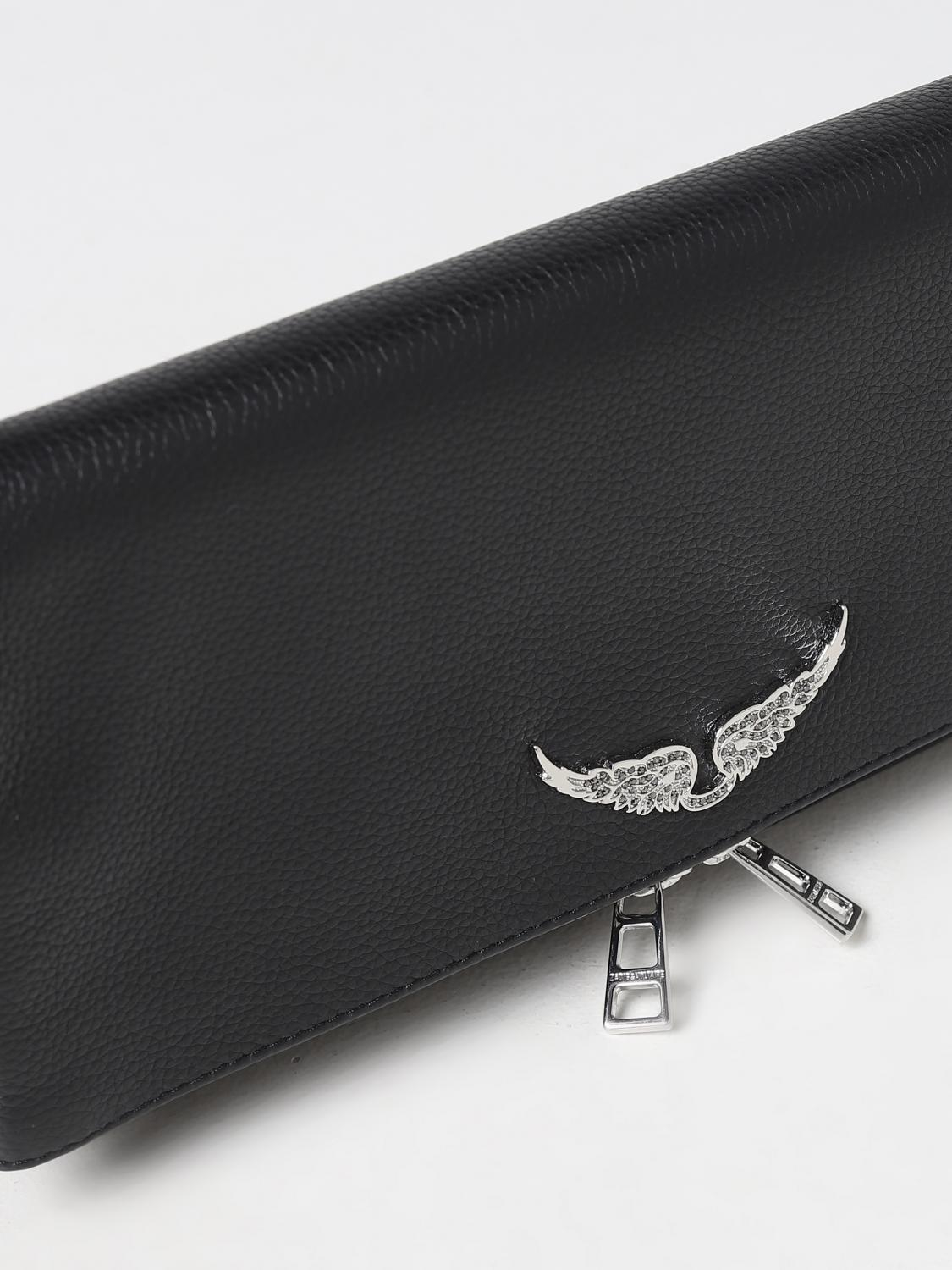 [Zadig & Voltaire] Wallet SS26 PWGAP2003F NOIR