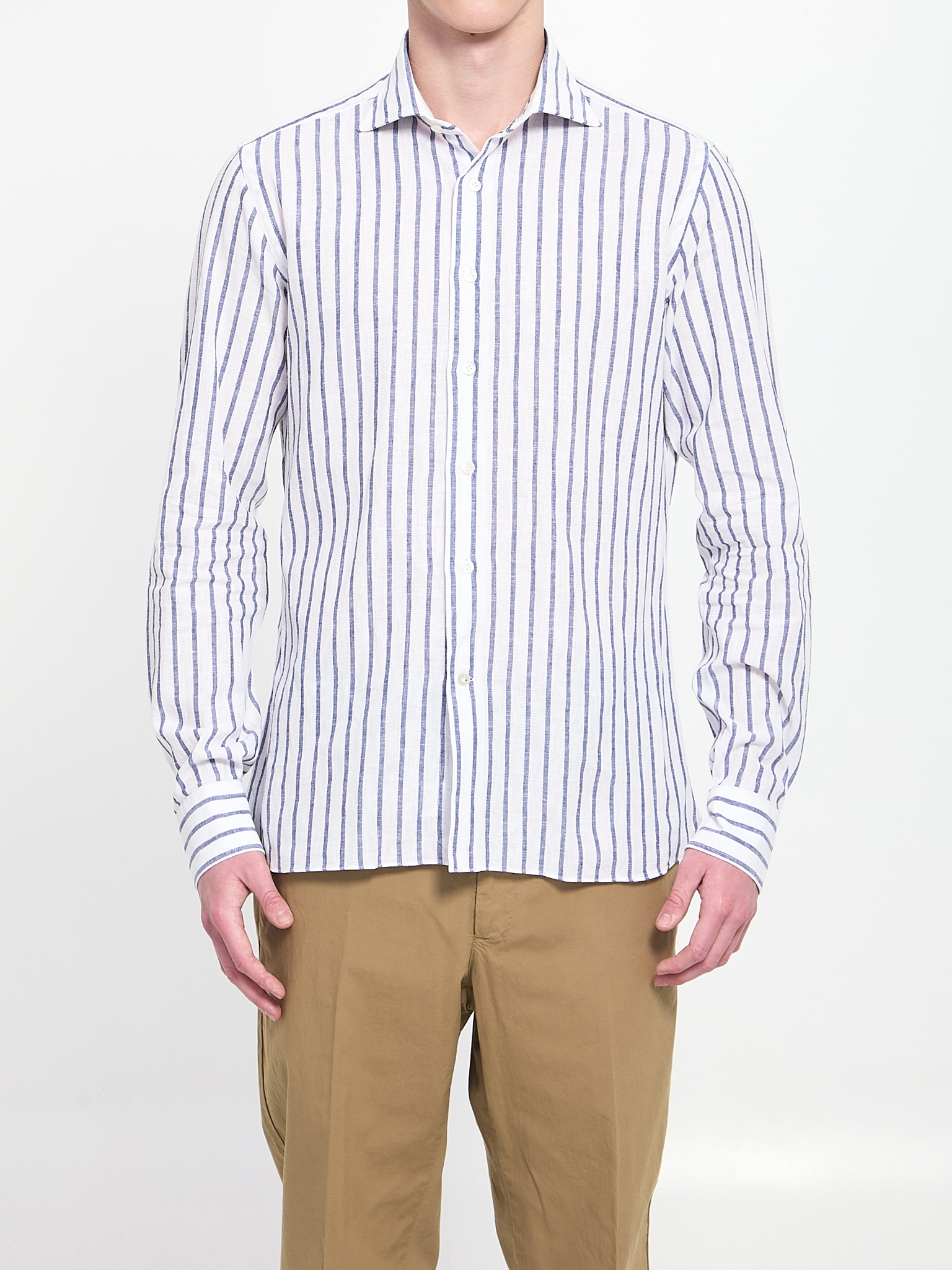 [Borriello] Shirts Long Sleeve SS26 22012/2 MARE__AZZURRO