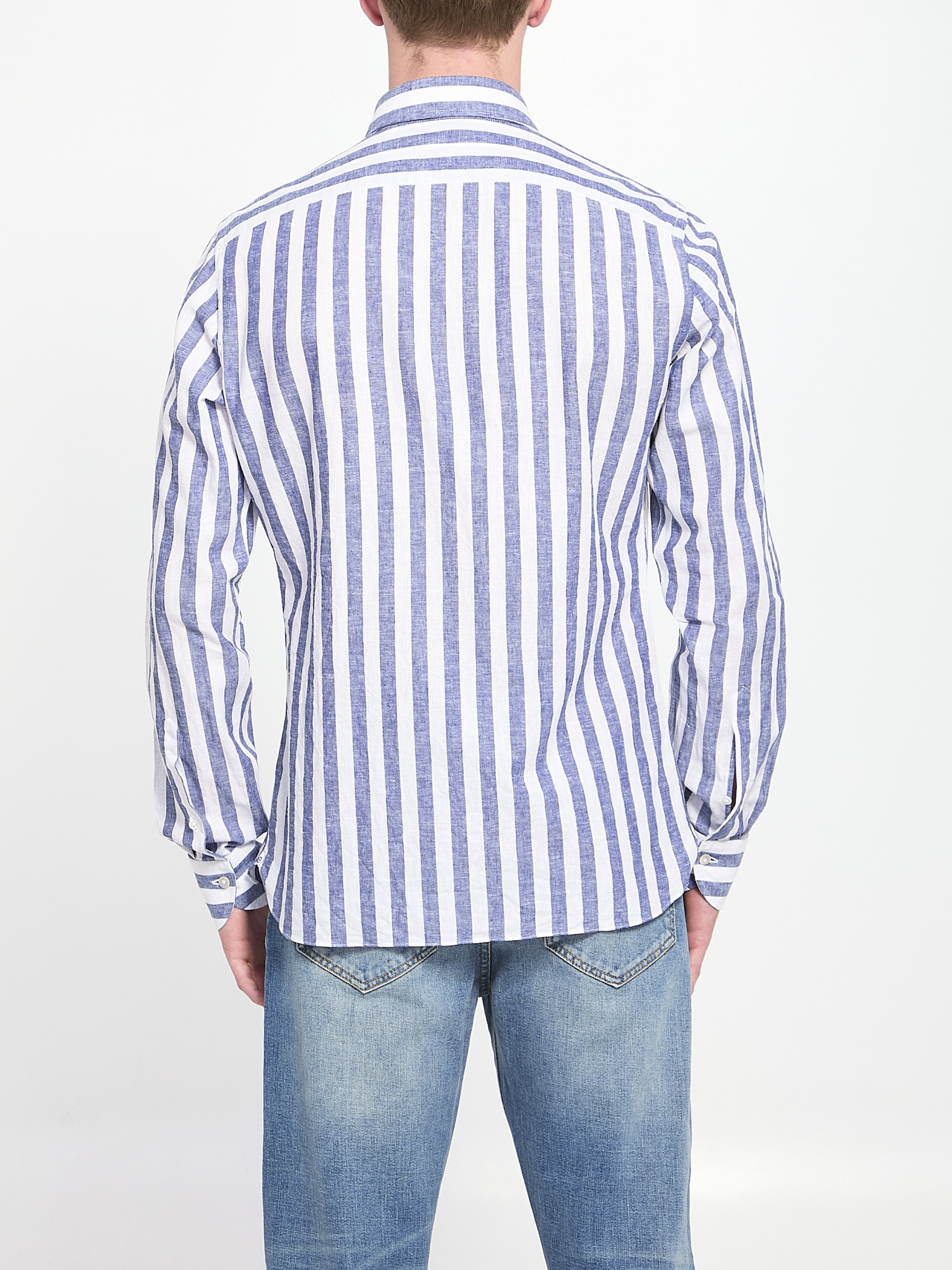 [Borriello] Shirts Long Sleeve SS26 22012/3 MARE__AZZURRO