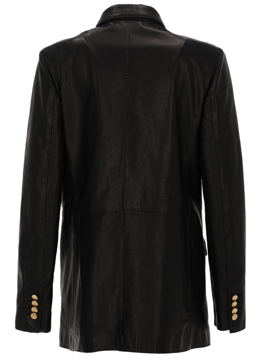 [TAGLIATORE] Leather Jacket FW25 JOSIEAI_CHI250625I230NERO