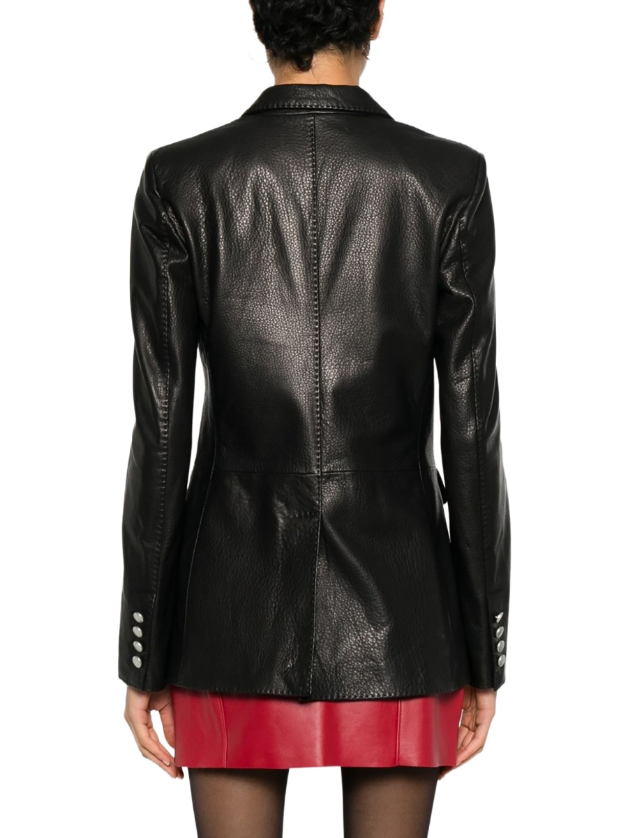 [TAGLIATORE] Leather Jacket FW25 JOSIEAI_CHI250625I230NERO
