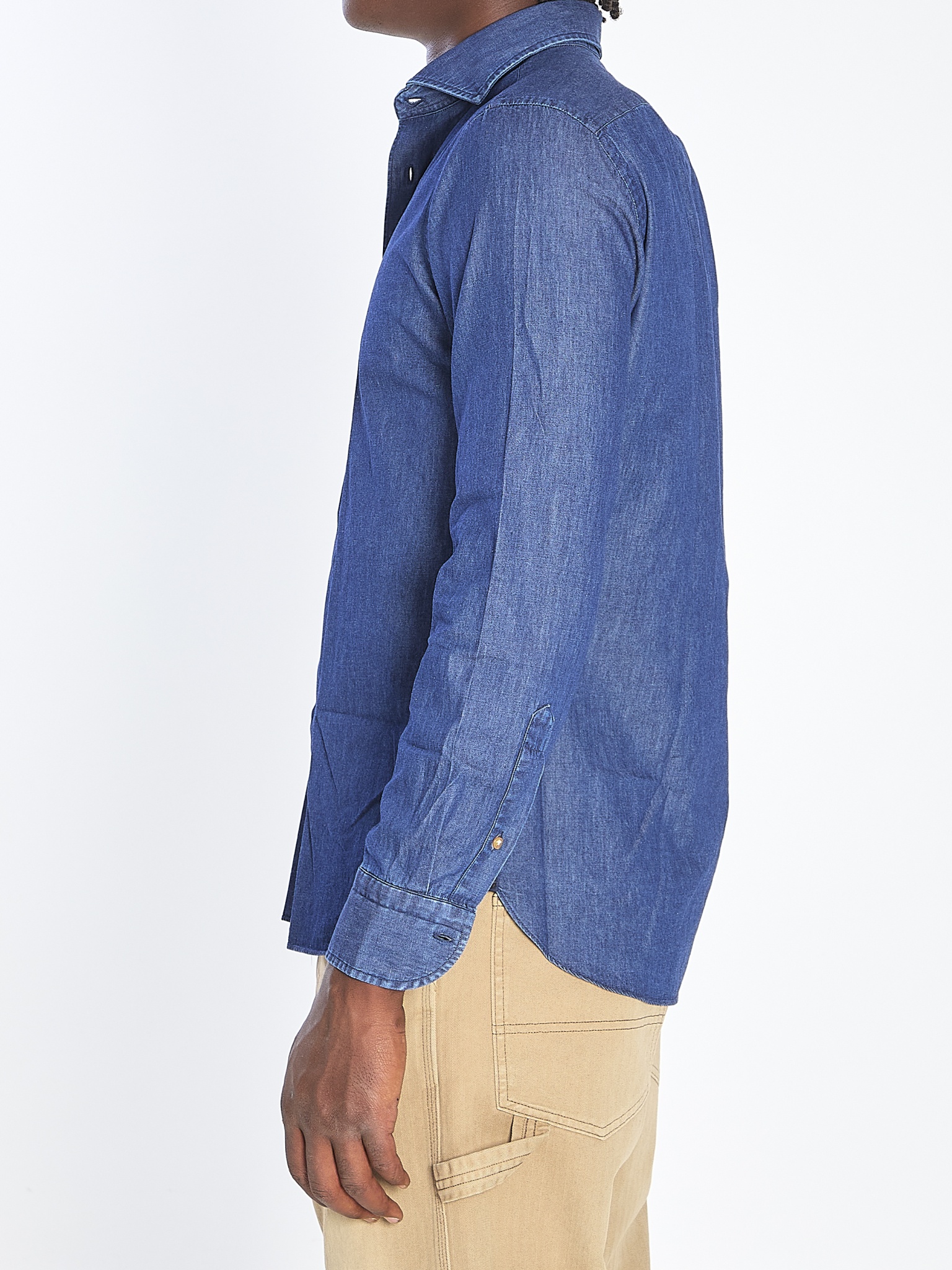 [Borriello] Shirts Long Sleeve SS26 90951 MARECHIARO__BLU