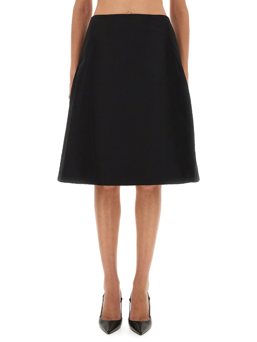 [Alexander McQueen] Midi skirt FW25 832556_QEAGH1000