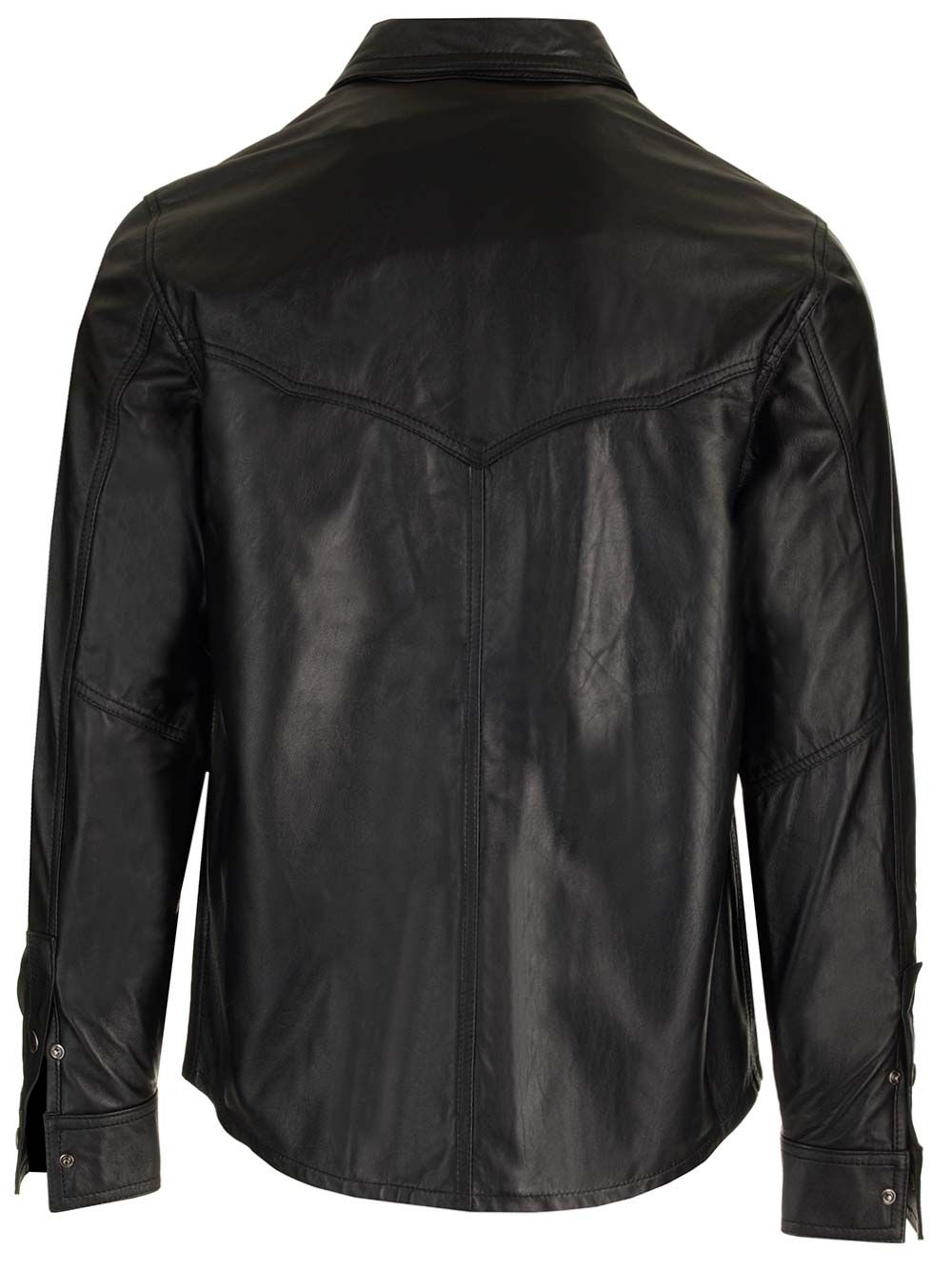 [Giorgio Brato] Leather Jacket SS24 GU24S20089NAPSNERO