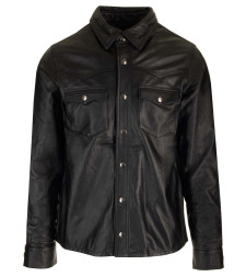[Giorgio Brato] Leather Jacket SS24 GU24S20089NAPSNERO