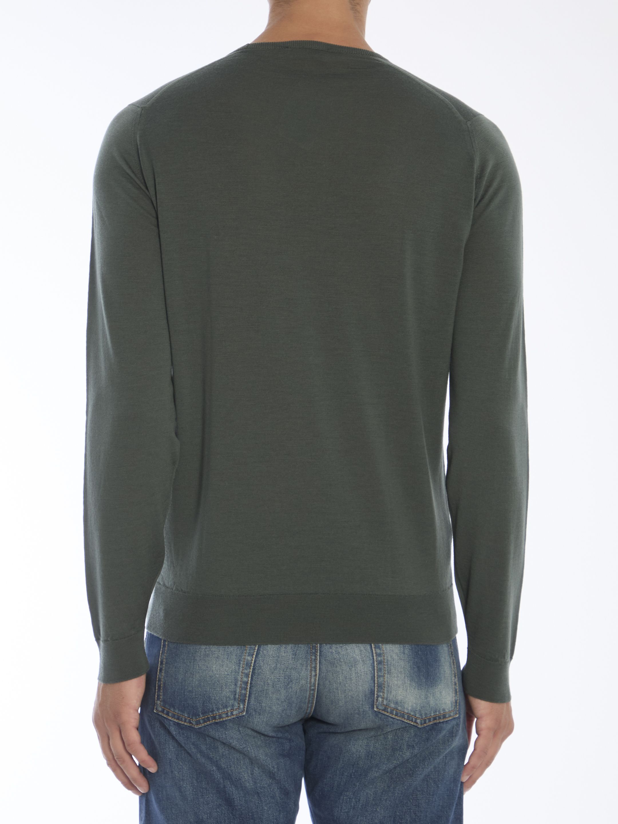 [JOHN SMEDLEY] Knitwear FW24 LUNDY__HIGHLAND GREEN