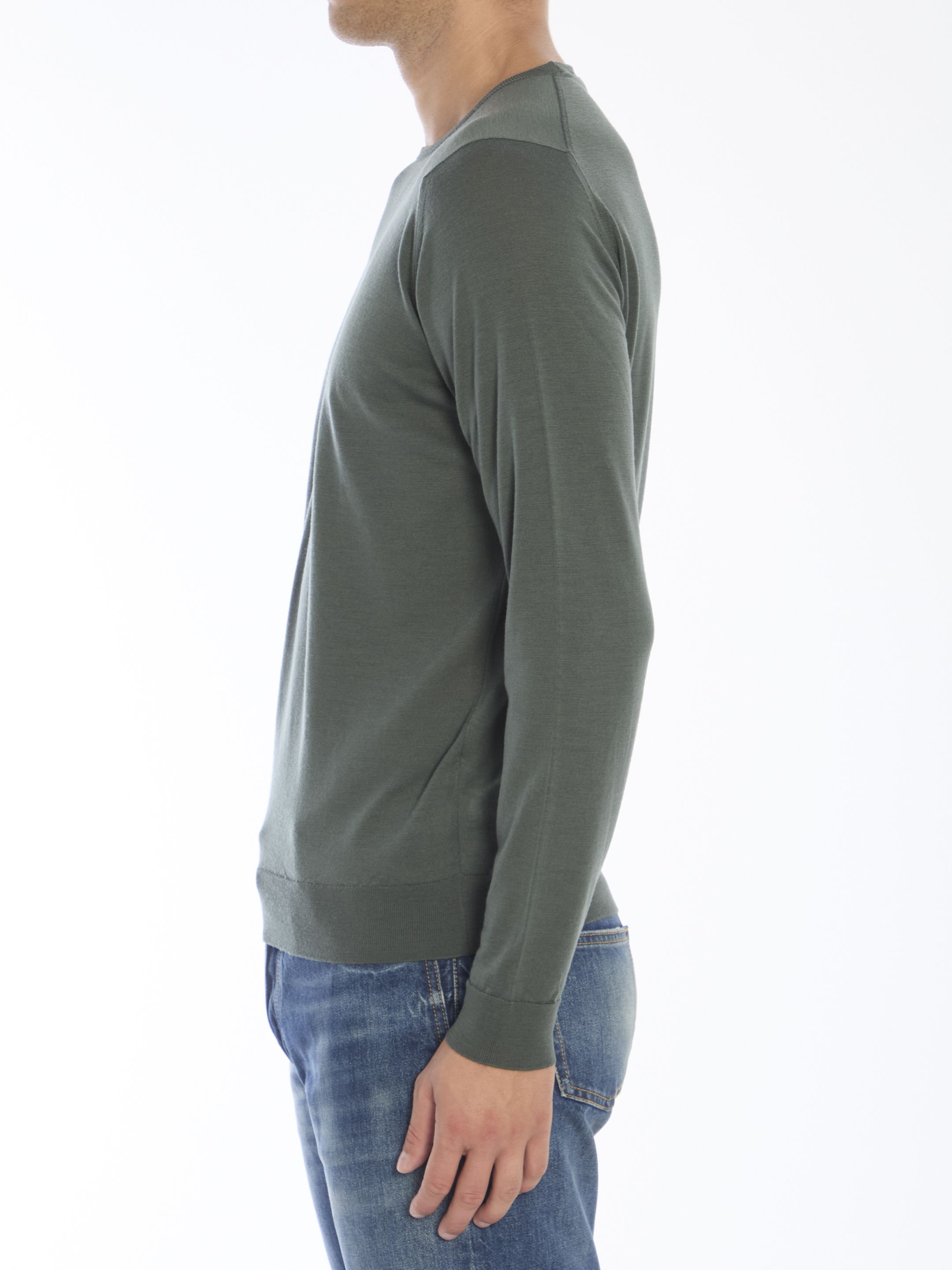 [JOHN SMEDLEY] Knitwear FW24 LUNDY__HIGHLAND GREEN