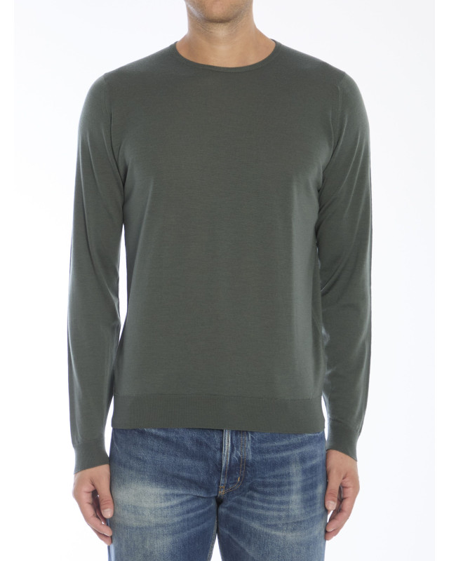 [JOHN SMEDLEY] Knitwear FW24 LUNDY__HIGHLAND GREEN
