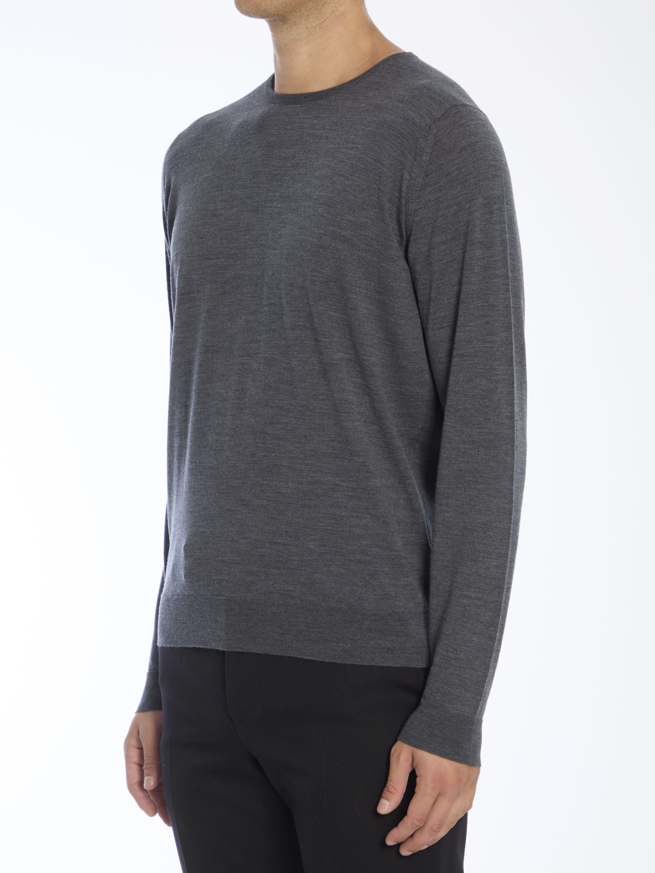 [JOHN SMEDLEY] Knitwear FW24 LUNDY__CHARCOL