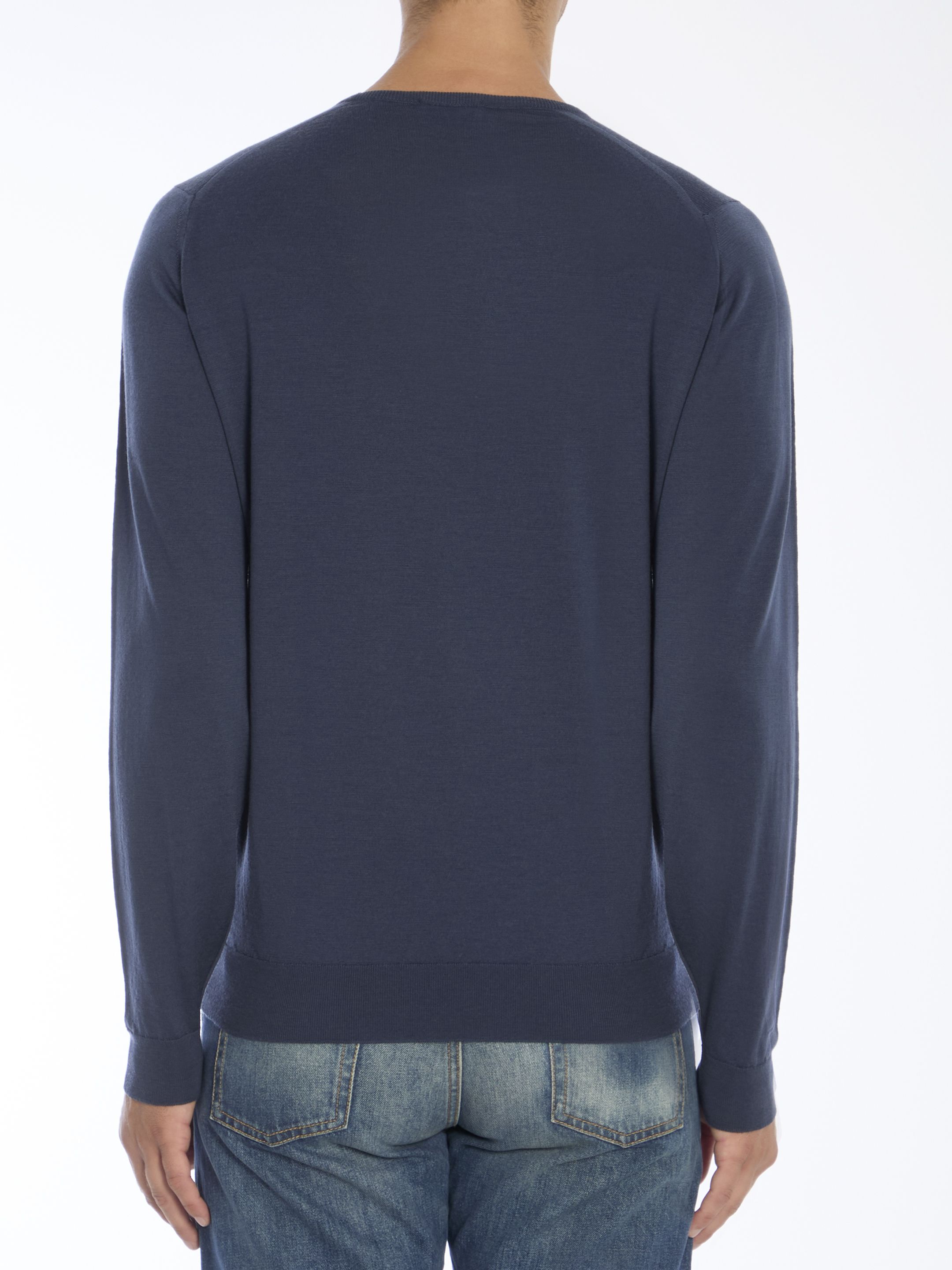 [JOHN SMEDLEY] Knitwear FW24 LUNDY__SMOKE BLU