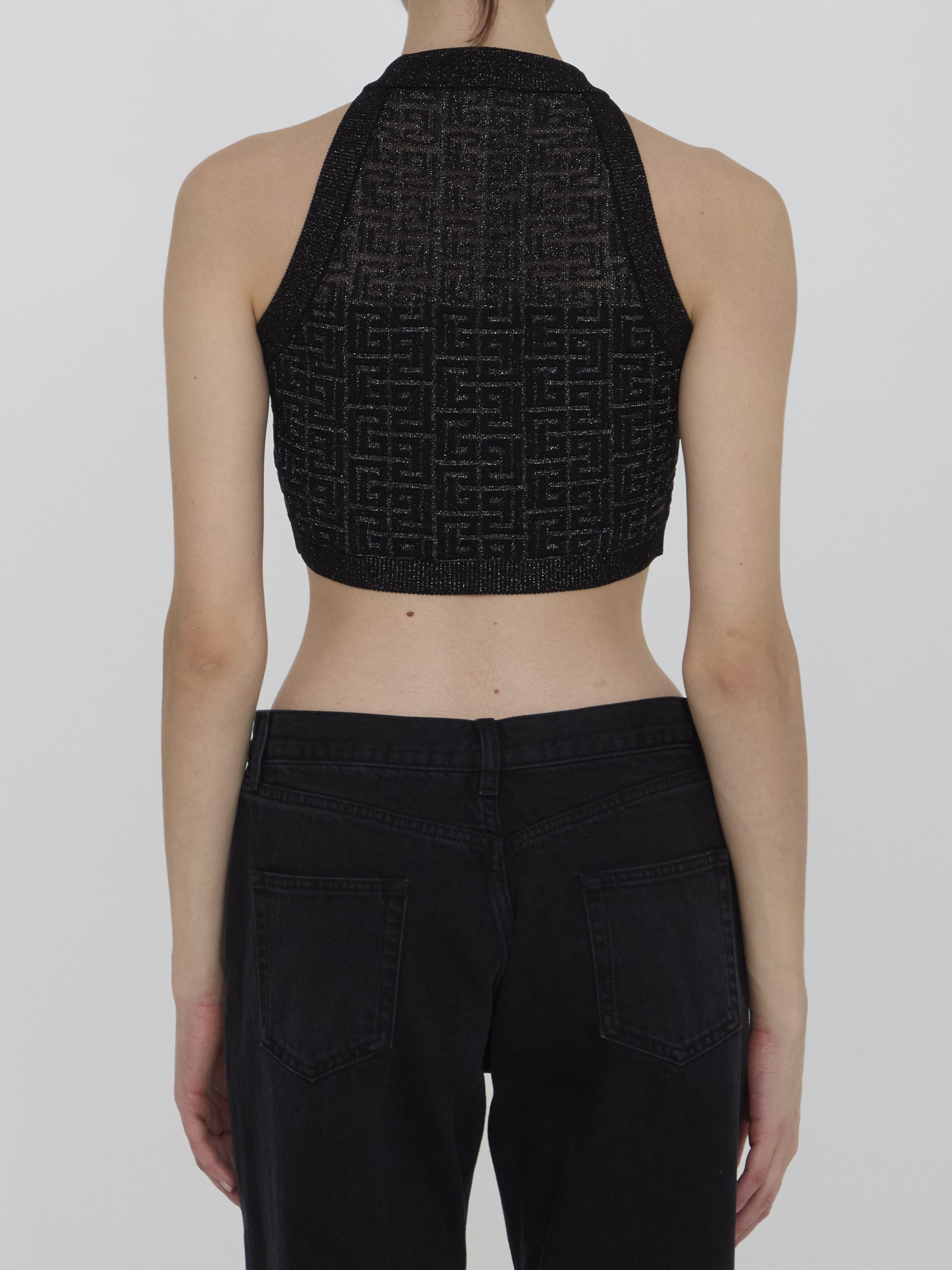 [Balmain] Tank top FW24 DF1AB026_KG96_EAC