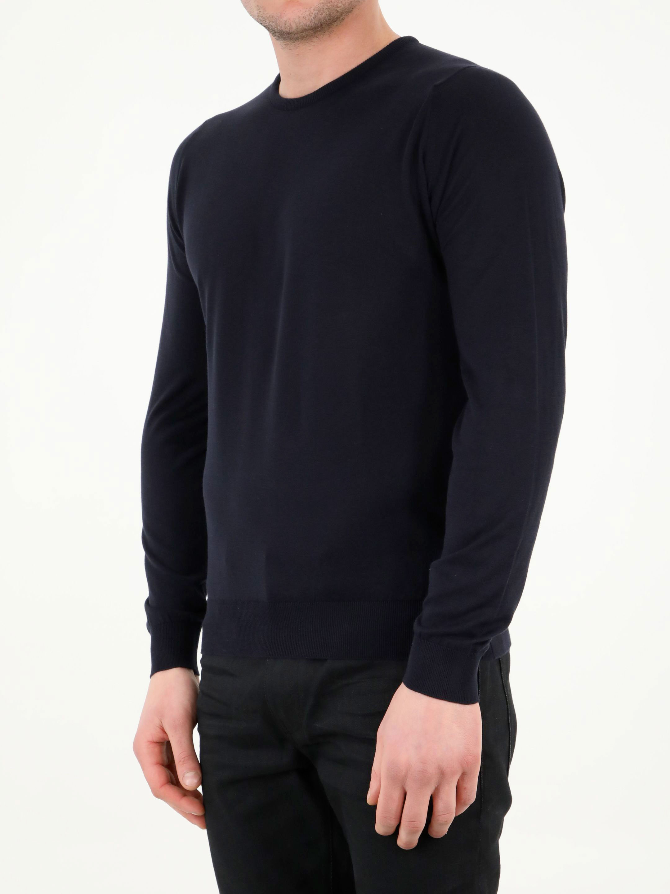 [JOHN SMEDLEY] Knitwear SS24 HATFIELD__NAVY