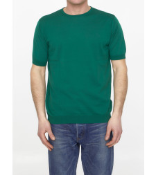 [JOHN SMEDLEY] T-shirts Short Sleeve SS23 BELDEN_30G_SCOTCH GREN