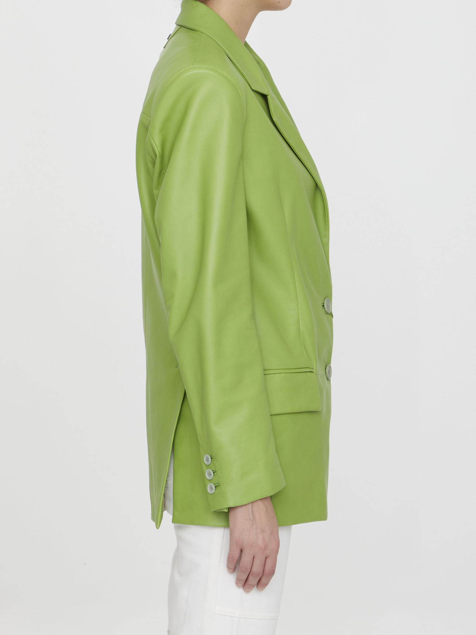 [SALVATORE SANTORO] Leather Jacket SS23 S23SANTD-44060D_GLOV_LIME