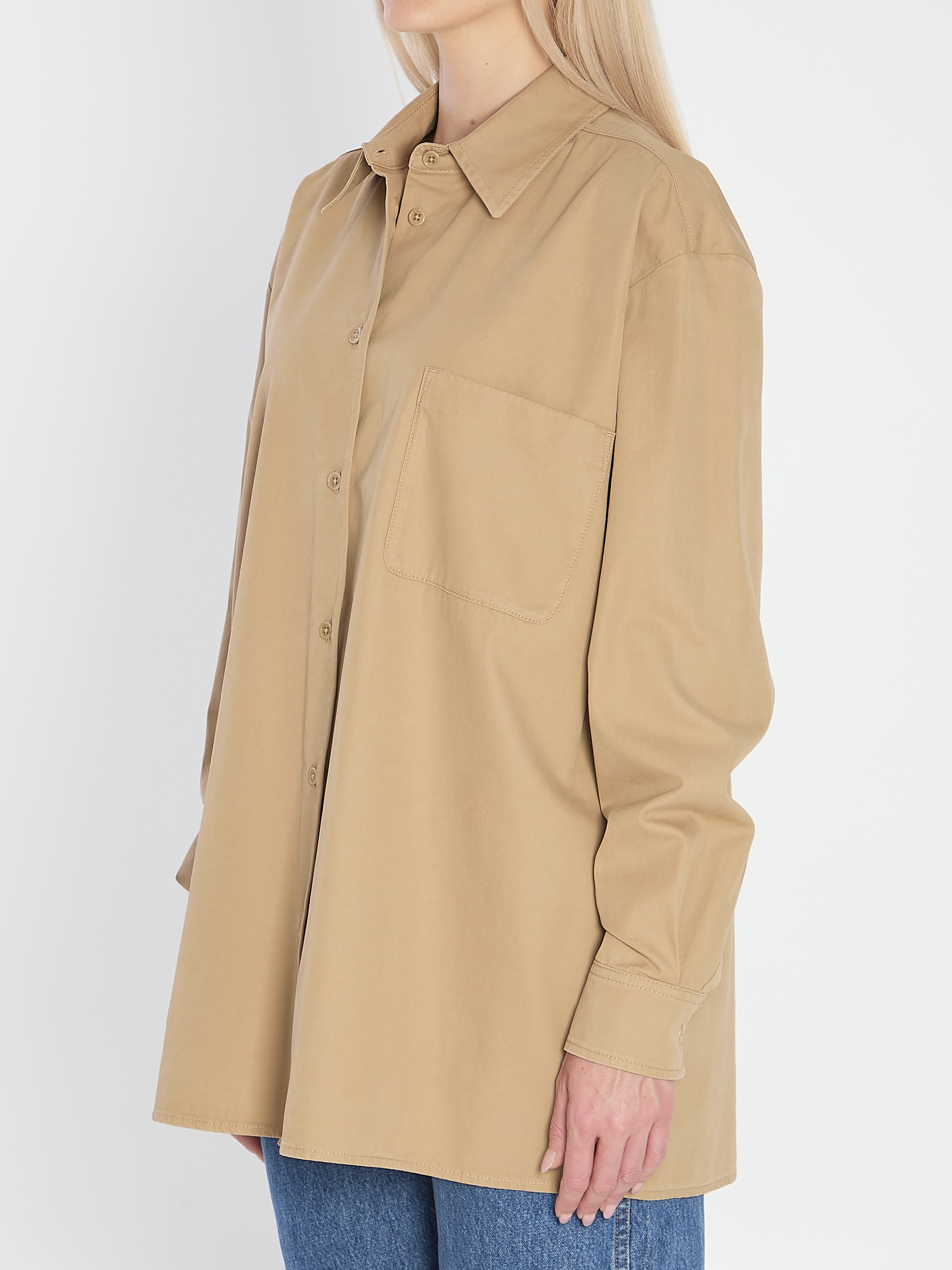 [THE ROW] Shirts Long Sleeve SS25 9055_W3670_BEI