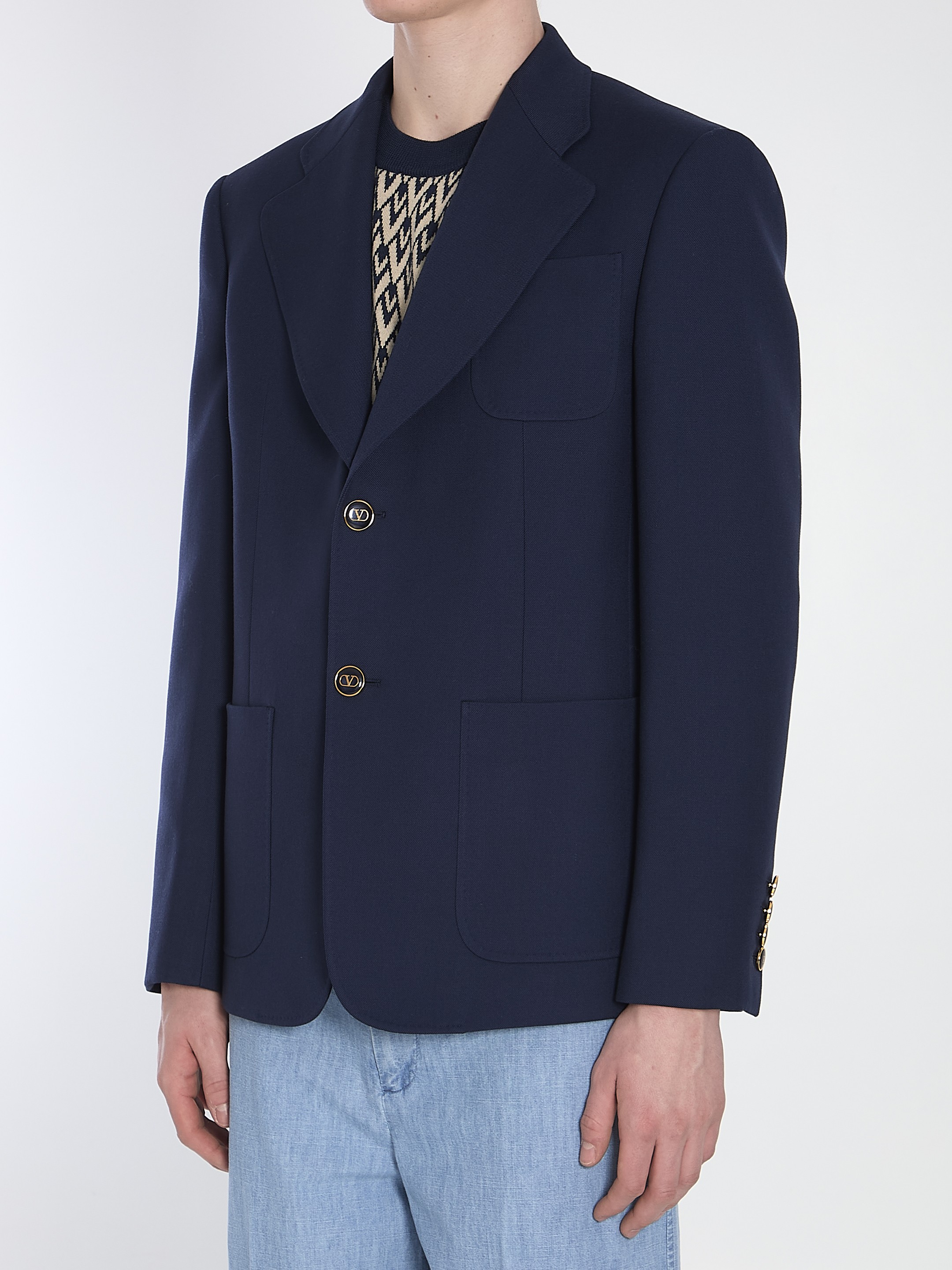 [Valentino Garavani] Blazer SS25 6V3CEG95_9EB_D51
